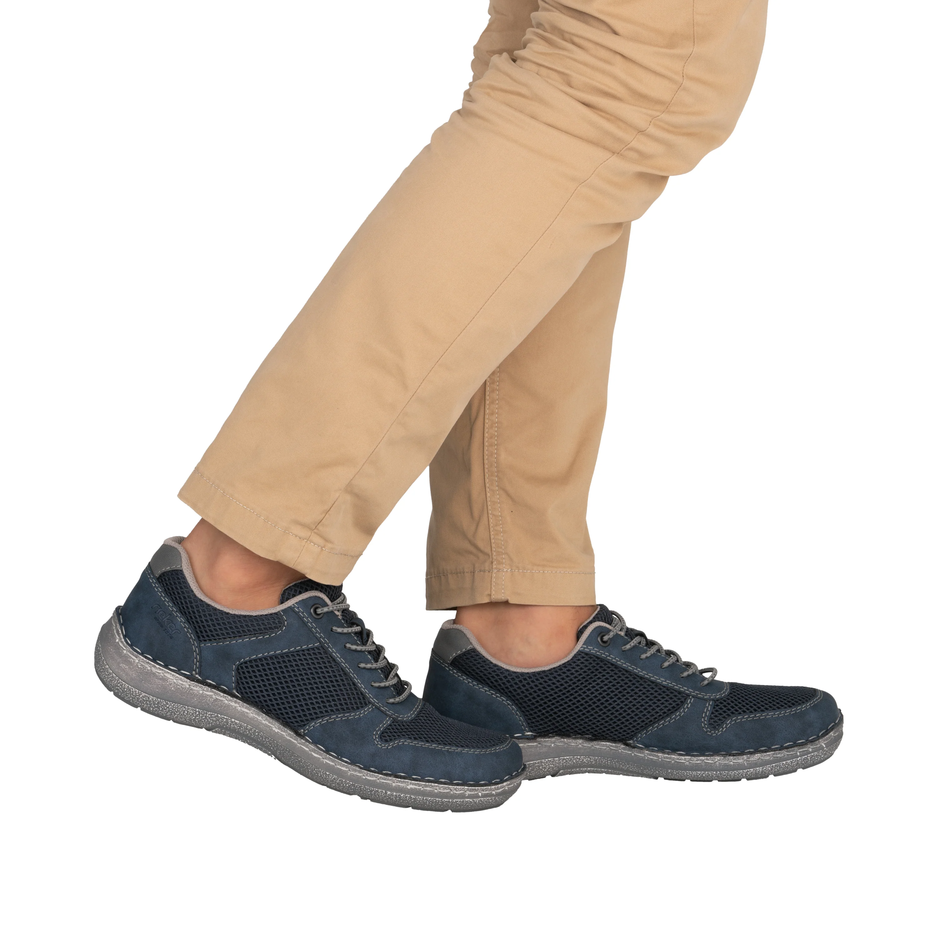 Rieker Men's Casual Slip-on Shoe - Blue | 03089-14 - Image 19