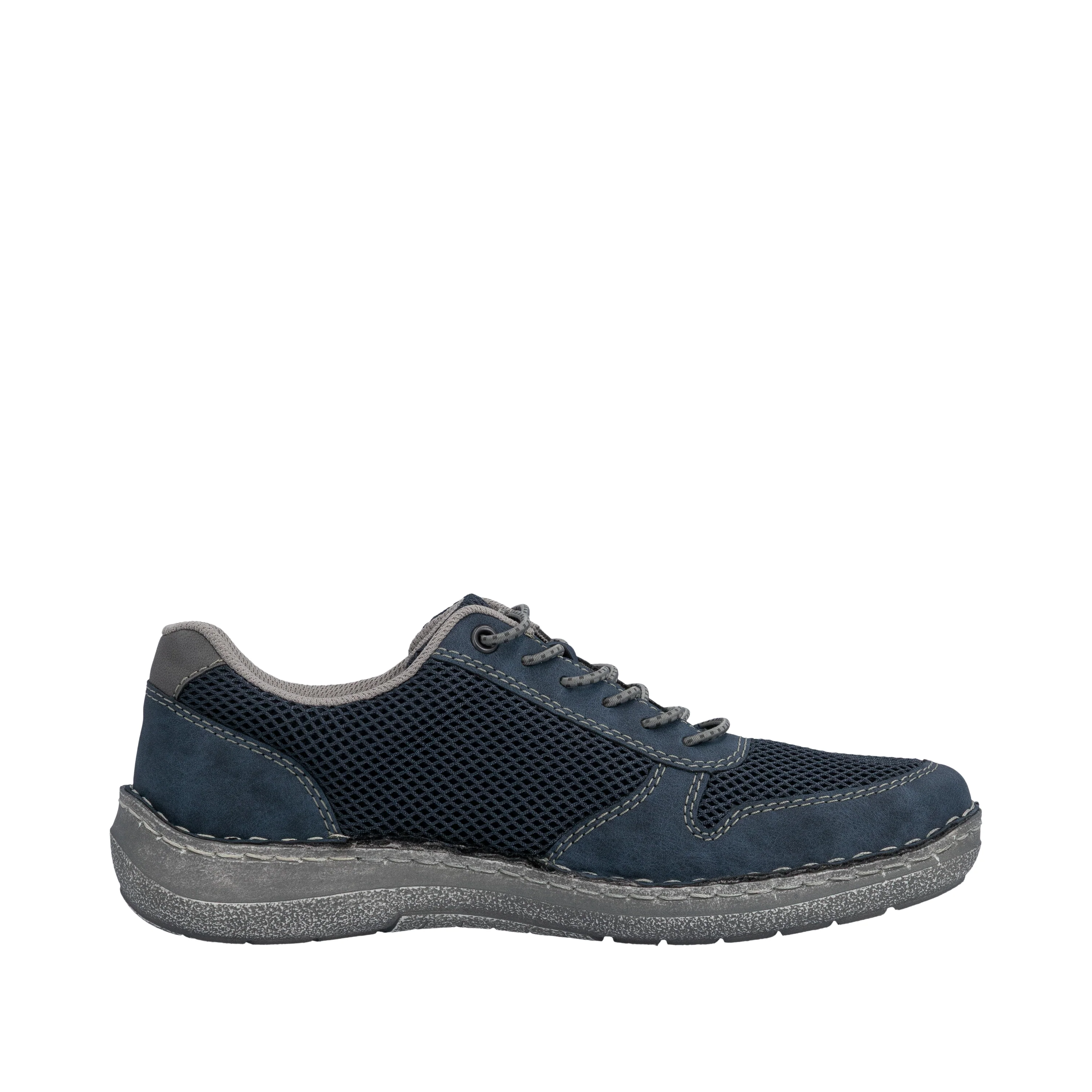 Rieker Men's Casual Slip-on Shoe - Blue | 03089-14 - Image 3