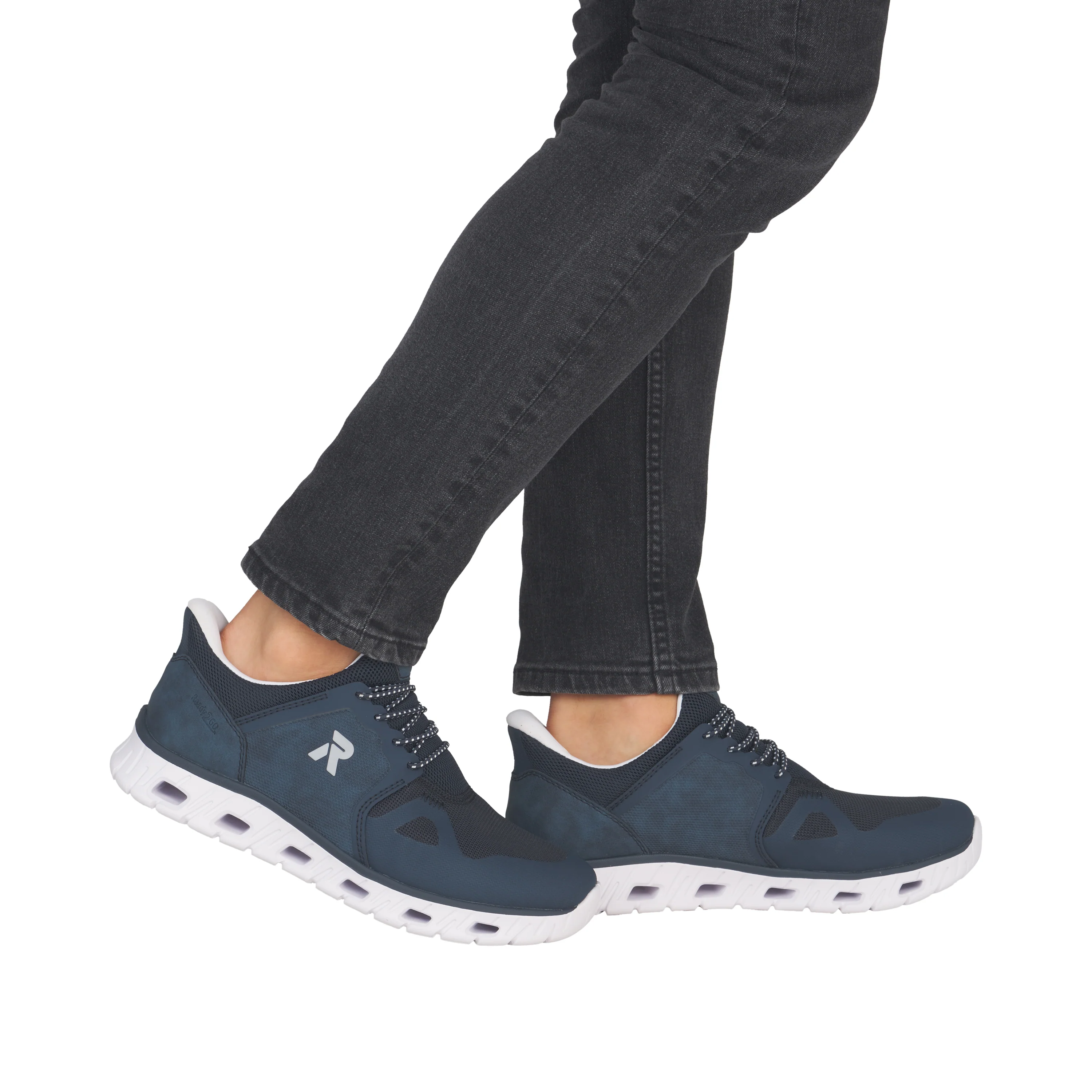 Rieker Men's Trainer - Blue | 04355-14 - Image 19