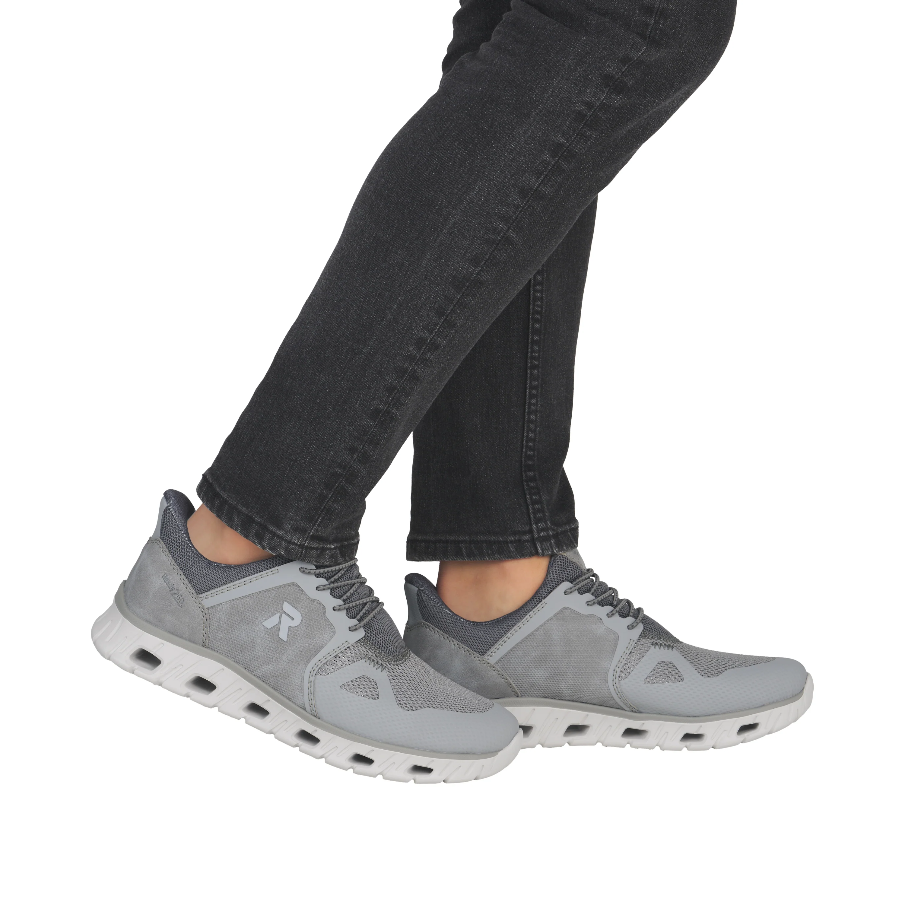 Rieker Men's Trainer - Grey | 04355-40 - Image 19