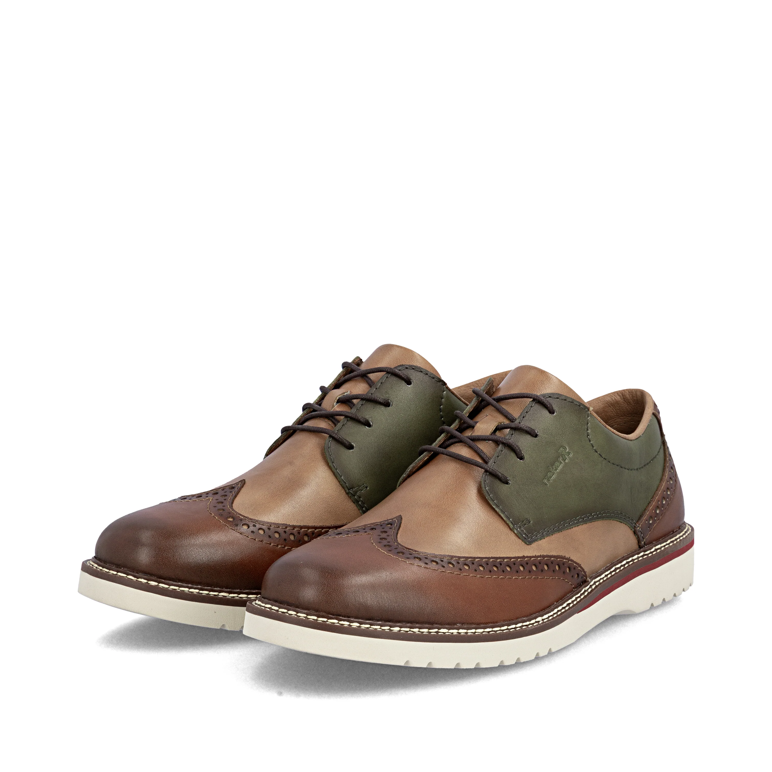 Rieker Men's Lace-up Shoe - Brown | 04504-91 - Image 16
