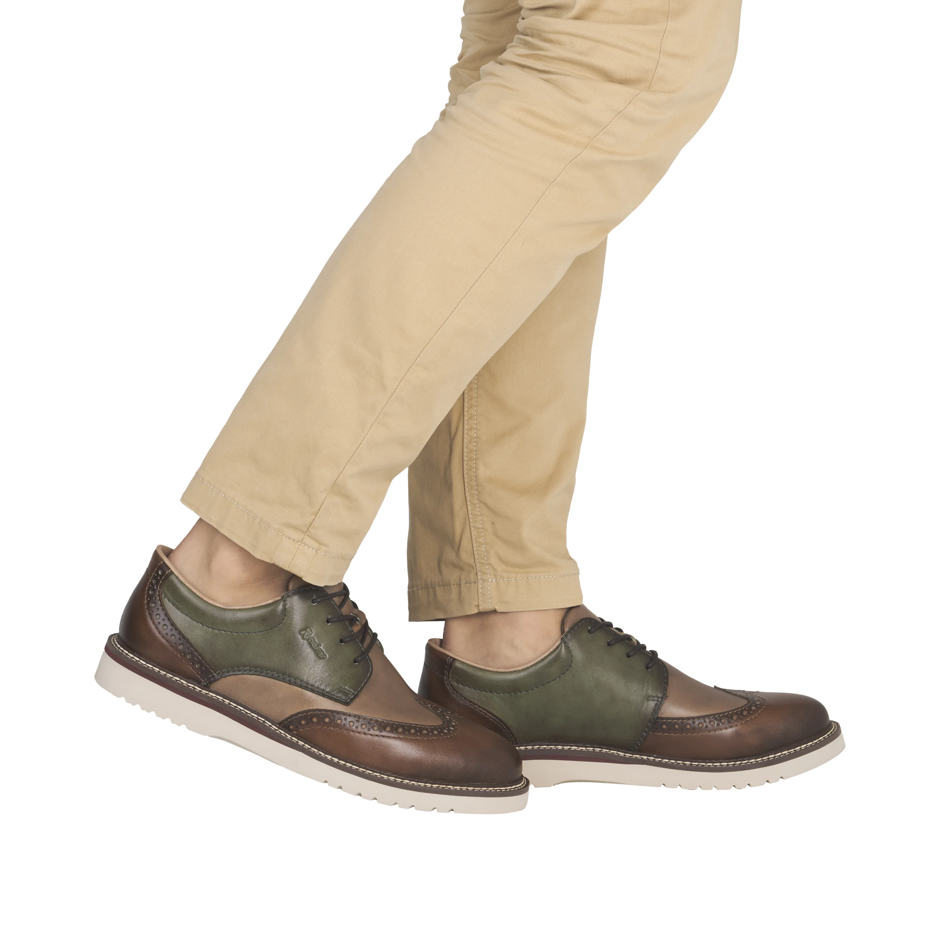 Rieker Men's Lace-up Shoe - Brown | 04504-91 - Image 19