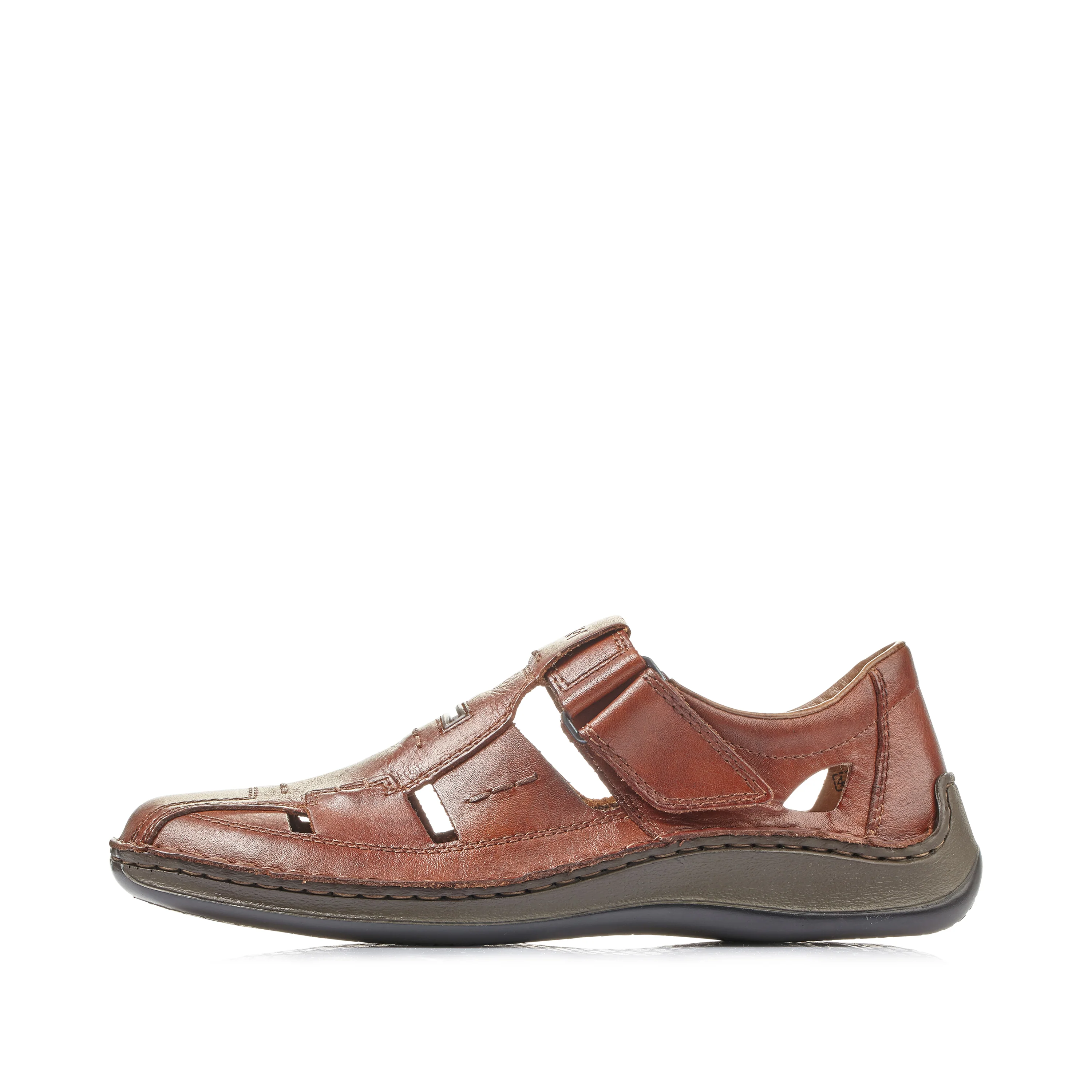 Rieker Men's Fisherman Sandal - Brown | 05284-24 - Image 10