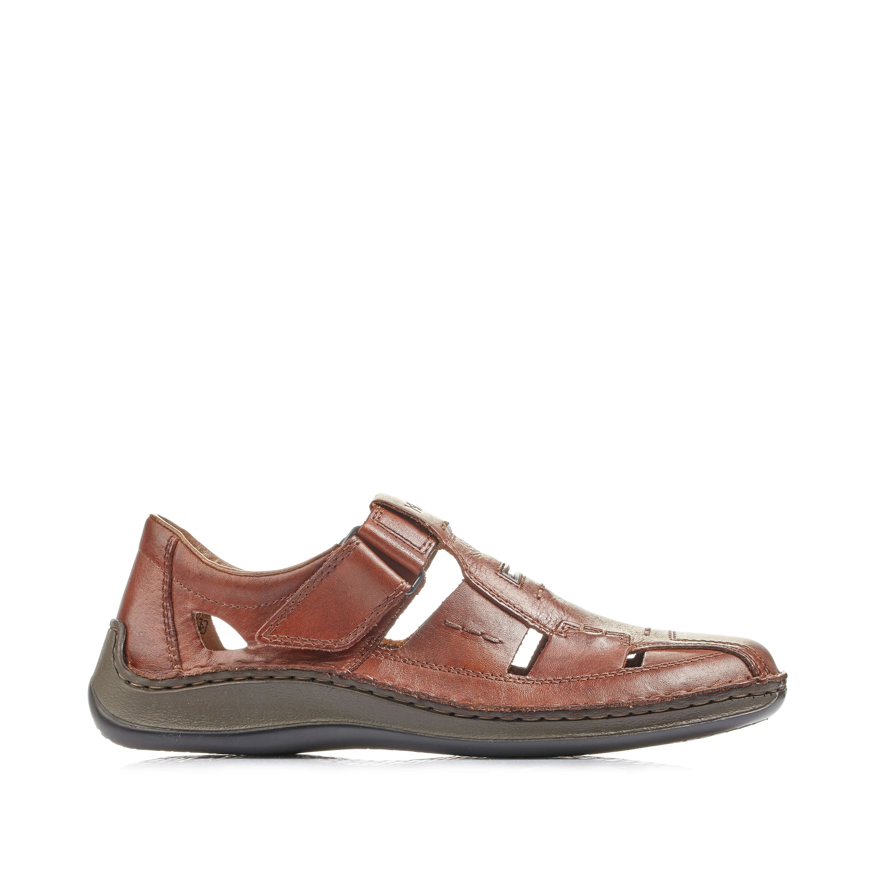 Rieker Men's Fisherman Sandal - Brown | 05284-24 - Image 14