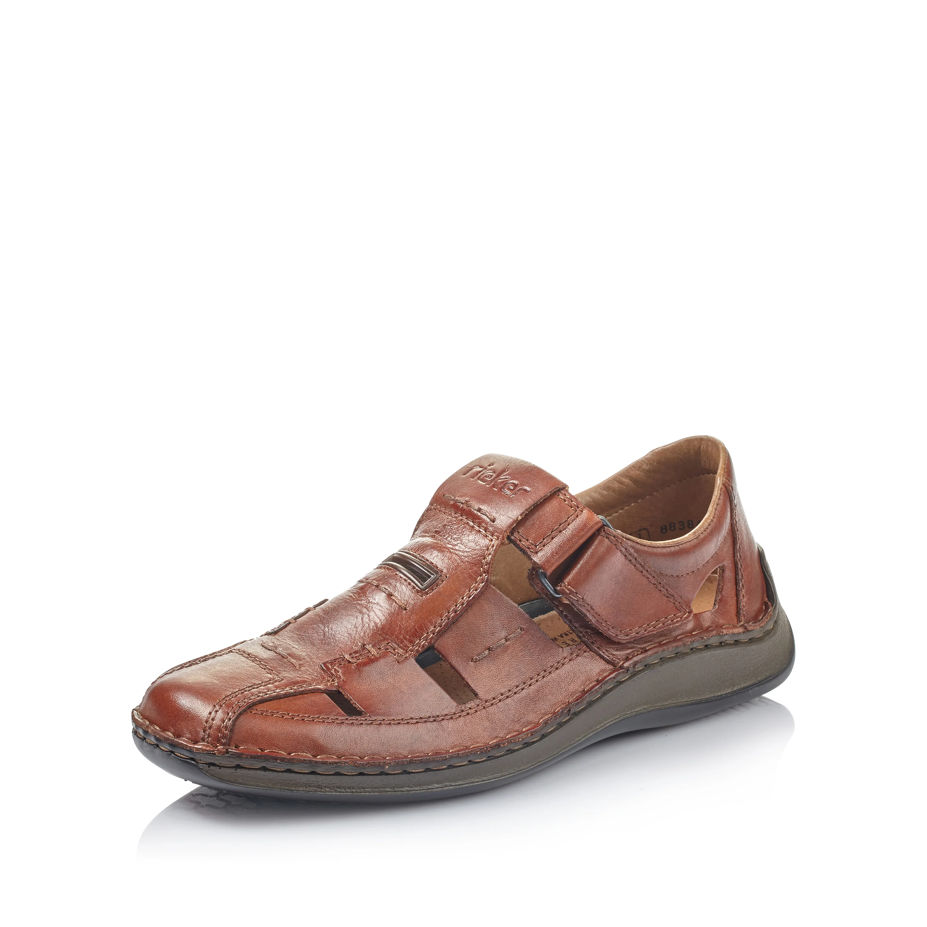 Rieker Men's Fisherman Sandal - Brown | 05284-24 - Image 2