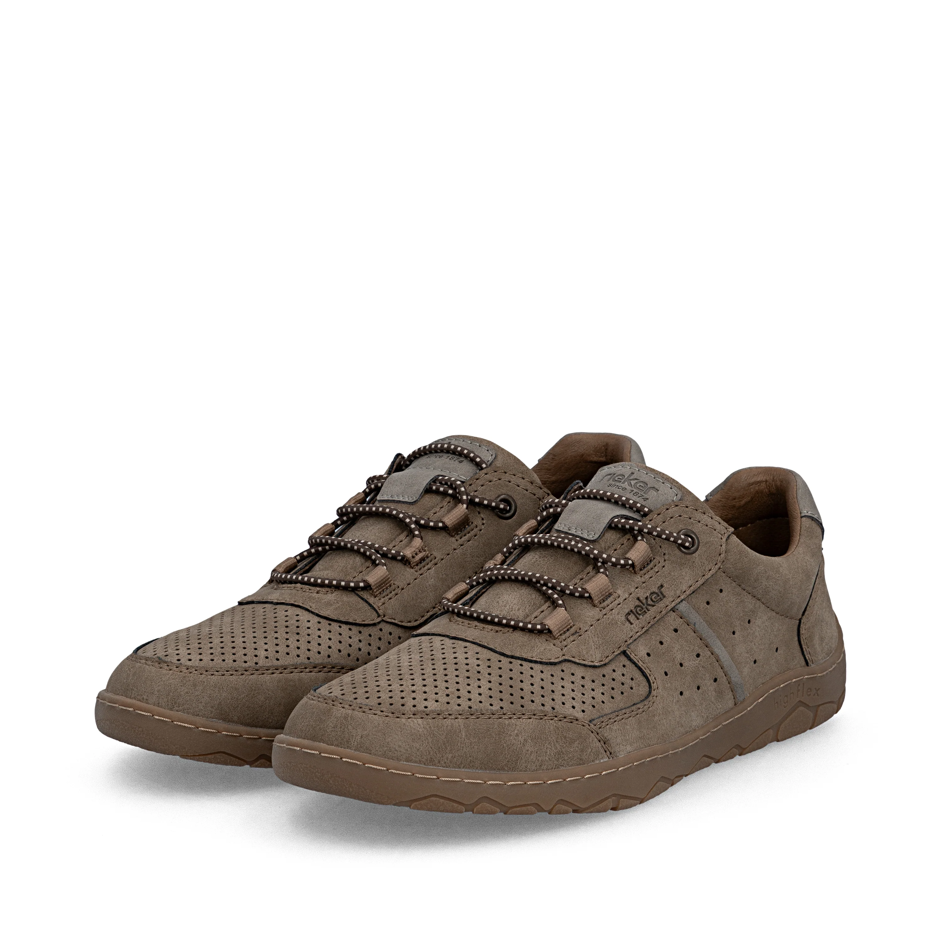 Rieker Men's Casual Lace-up Shoe - Beige | 08351-64 - Image 16