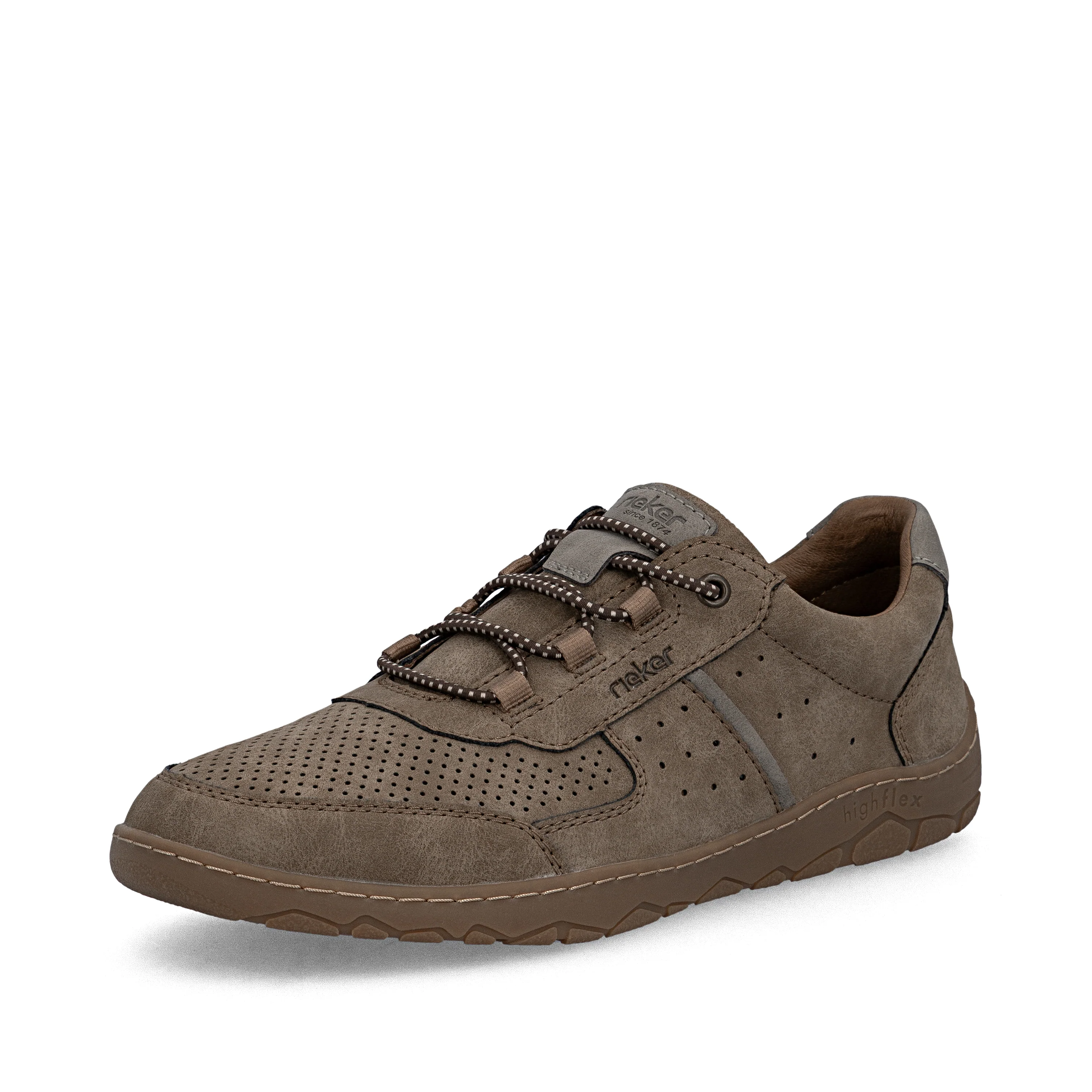 Rieker Men's Casual Lace-up Shoe - Beige | 08351-64 - Image 2