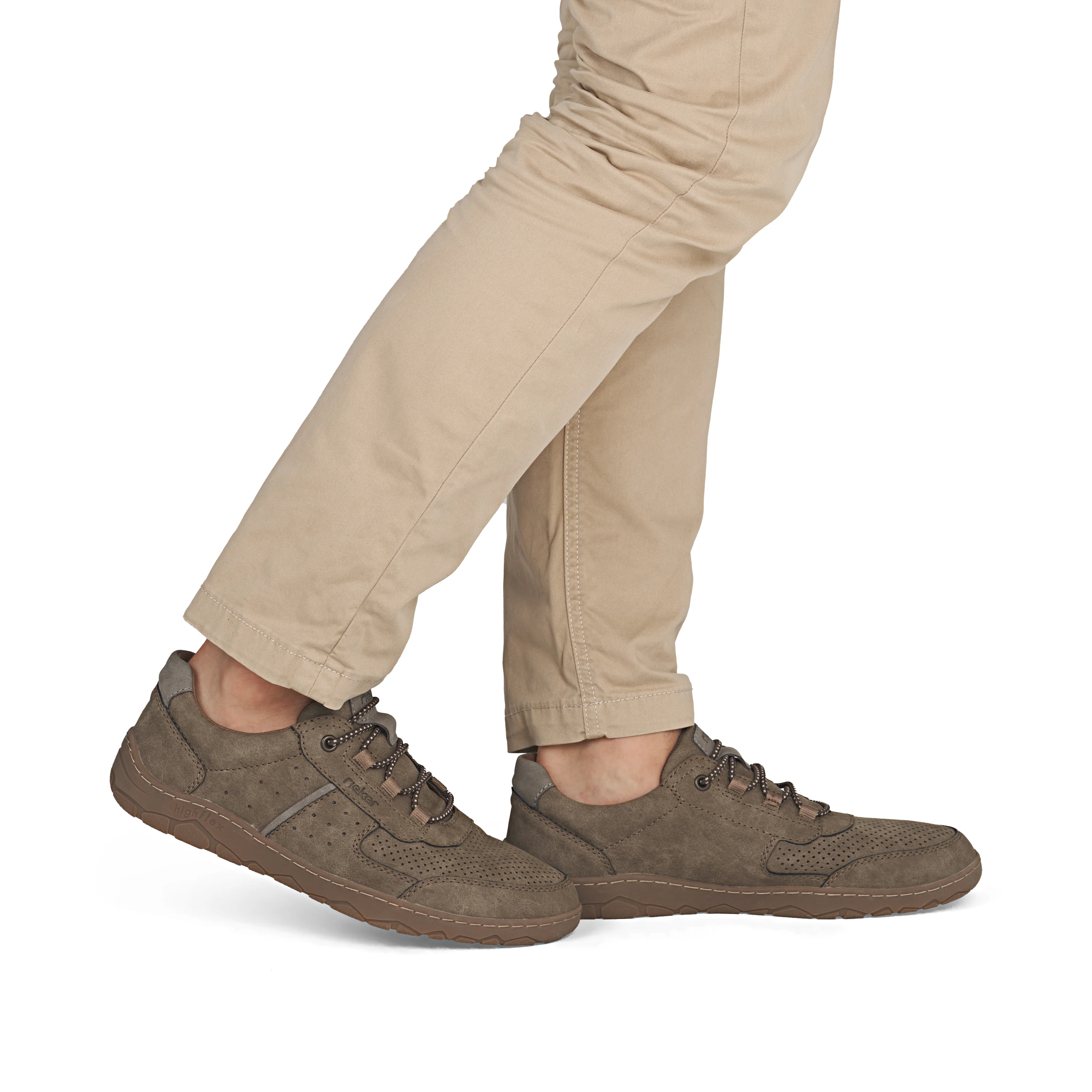 Rieker Men's Casual Lace-up Shoe - Beige | 08351-64 - Image 20