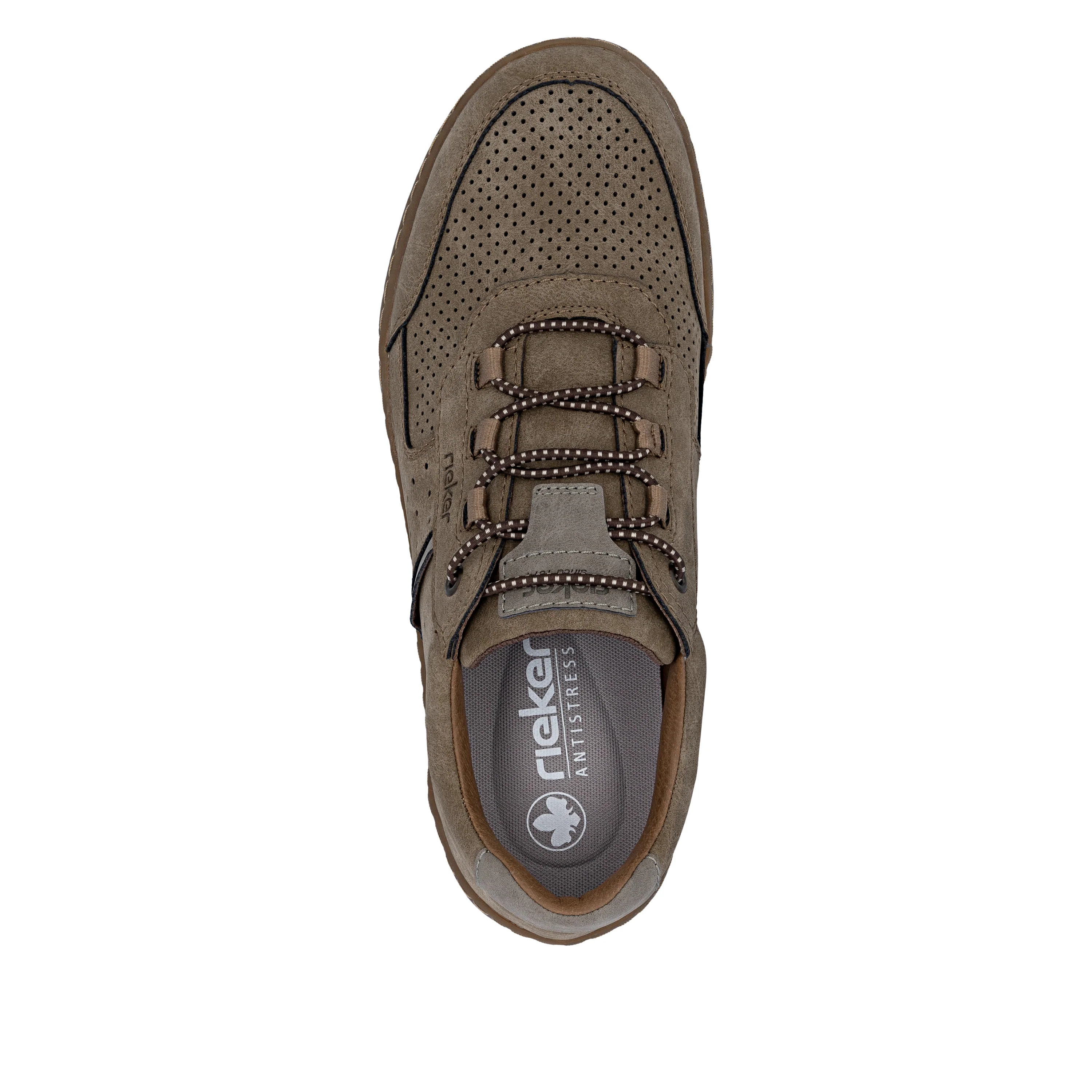 Rieker Men's Casual Lace-up Shoe - Beige | 08351-64 - Image 7