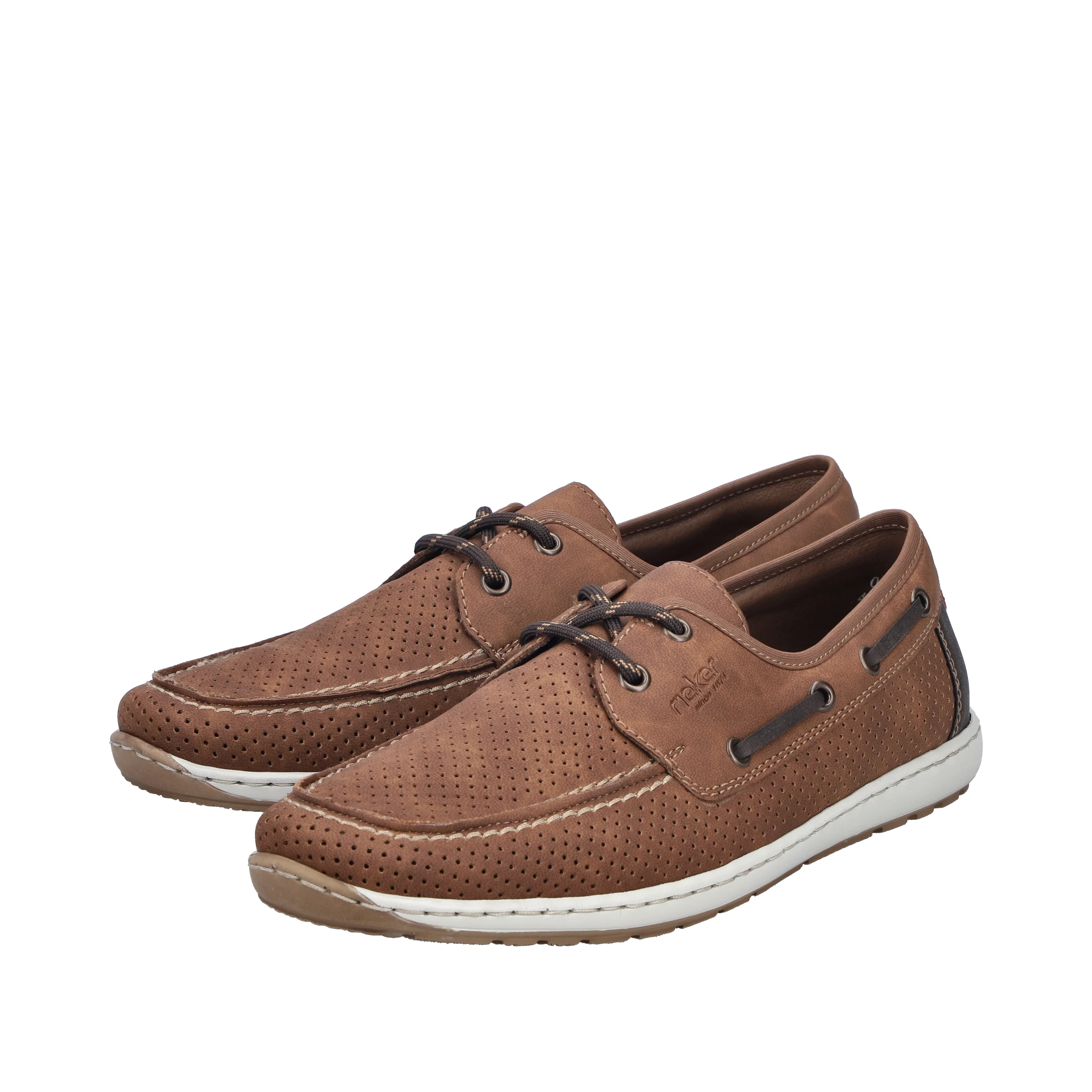 Rieker Men's Deck Shoe - Brown | 08816-24 - Image 15