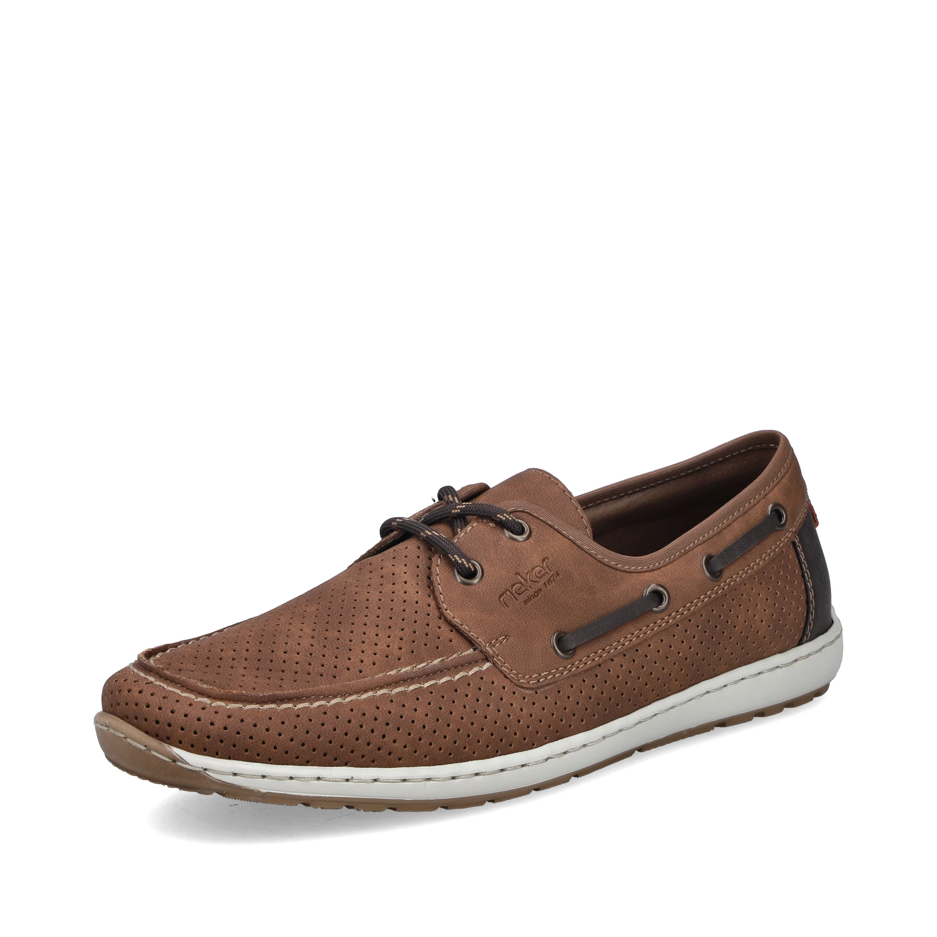 Rieker Men's Deck Shoe - Brown | 08816-24 - Image 2