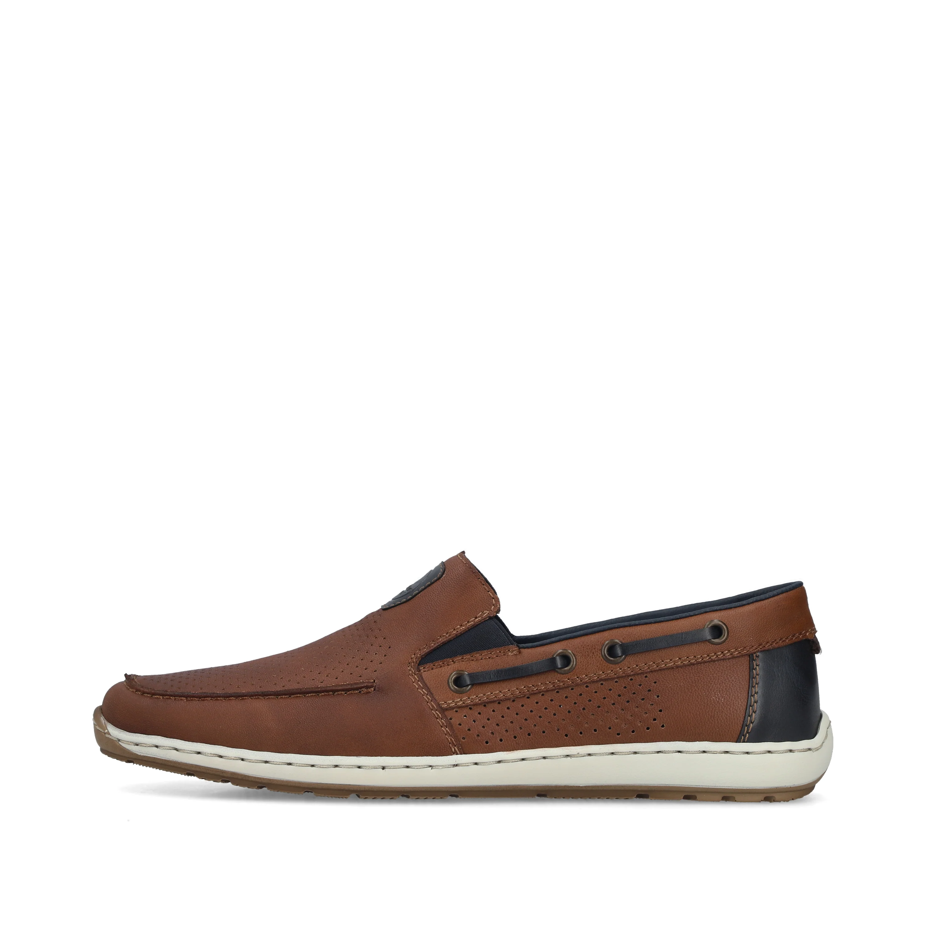 Rieker Men's Deck Shoe - Brown | 08867-25 - Image 10