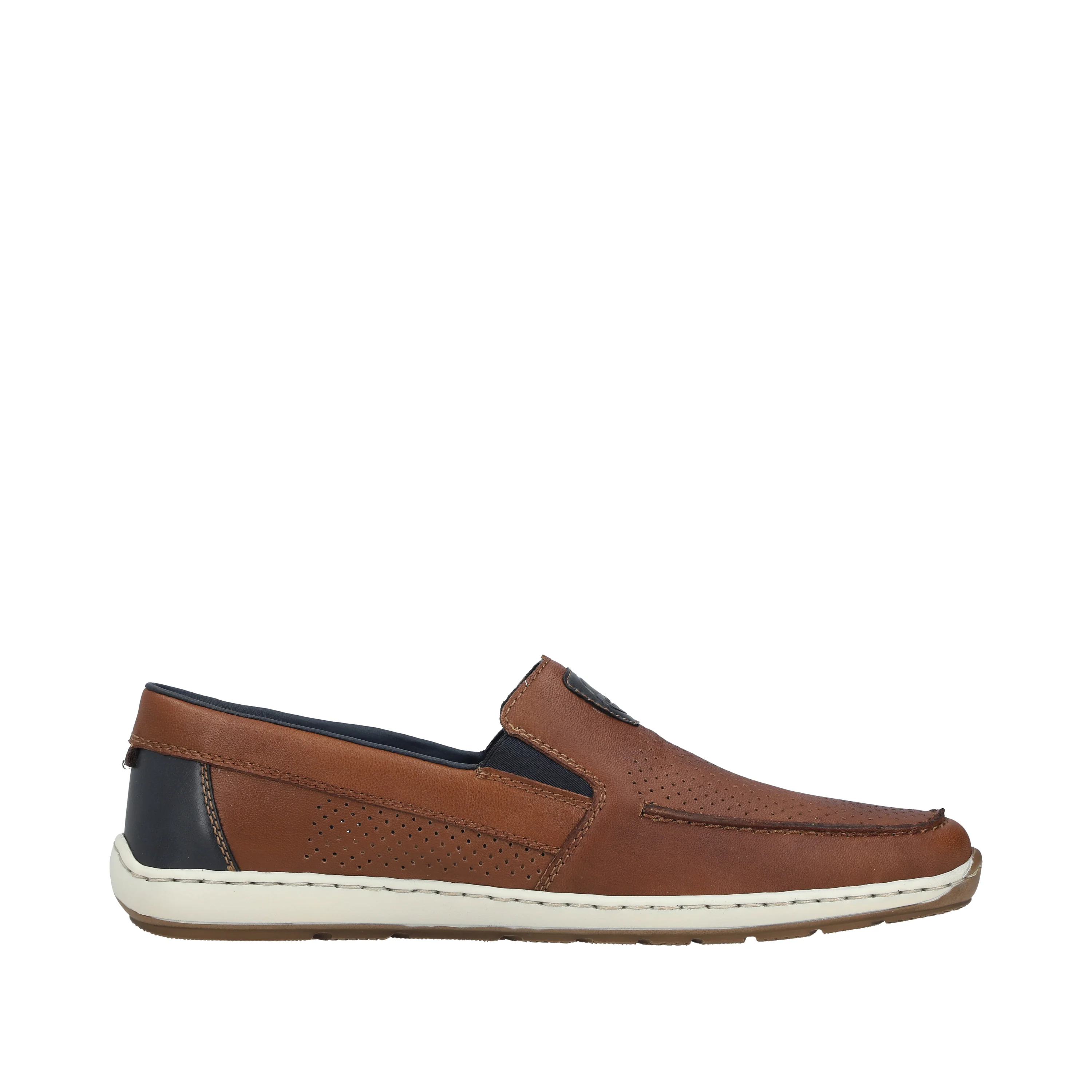 Rieker Men's Deck Shoe - Brown | 08867-25 - Image 3