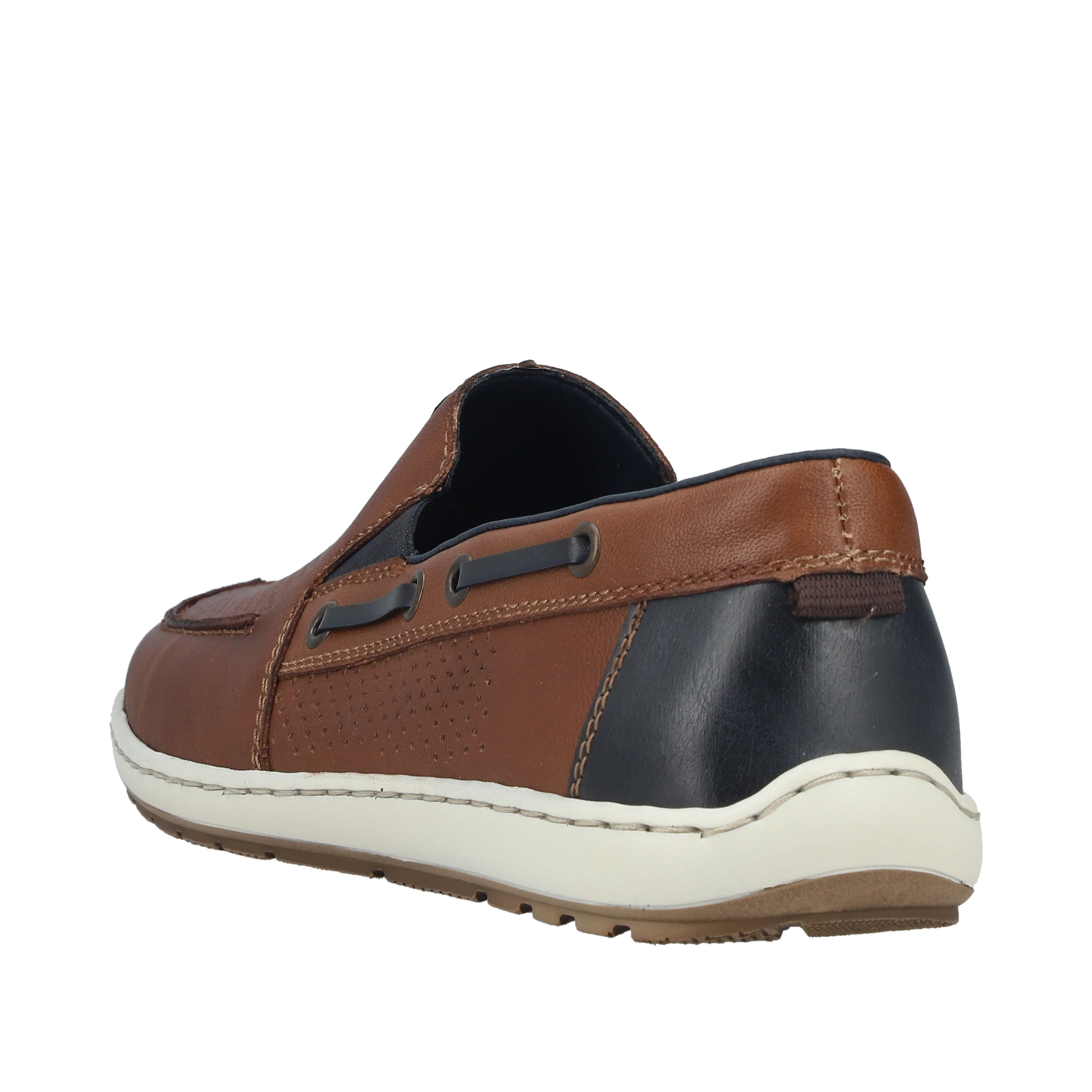 Rieker Men's Deck Shoe - Brown | 08867-25 - Image 5