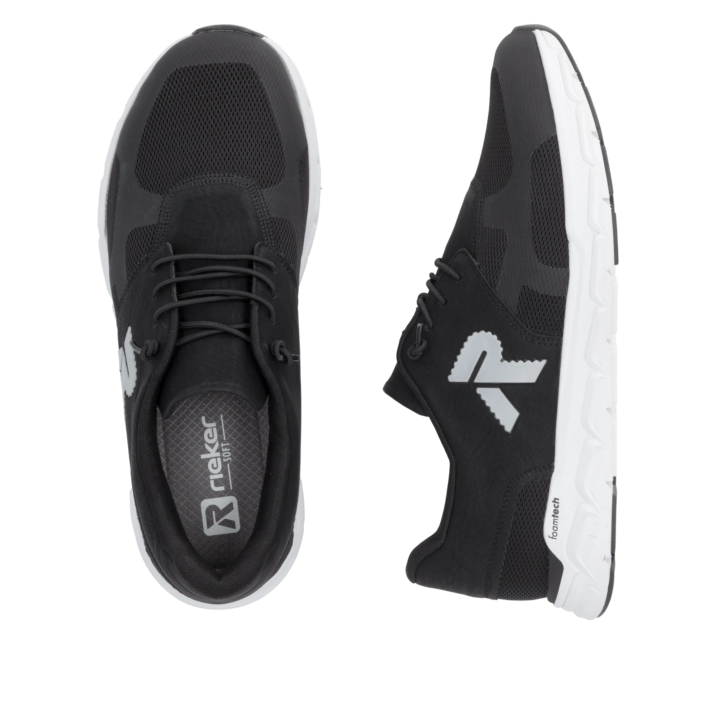 Rieker Sport Men's Trainer - Black | 09100-01 - Image 21