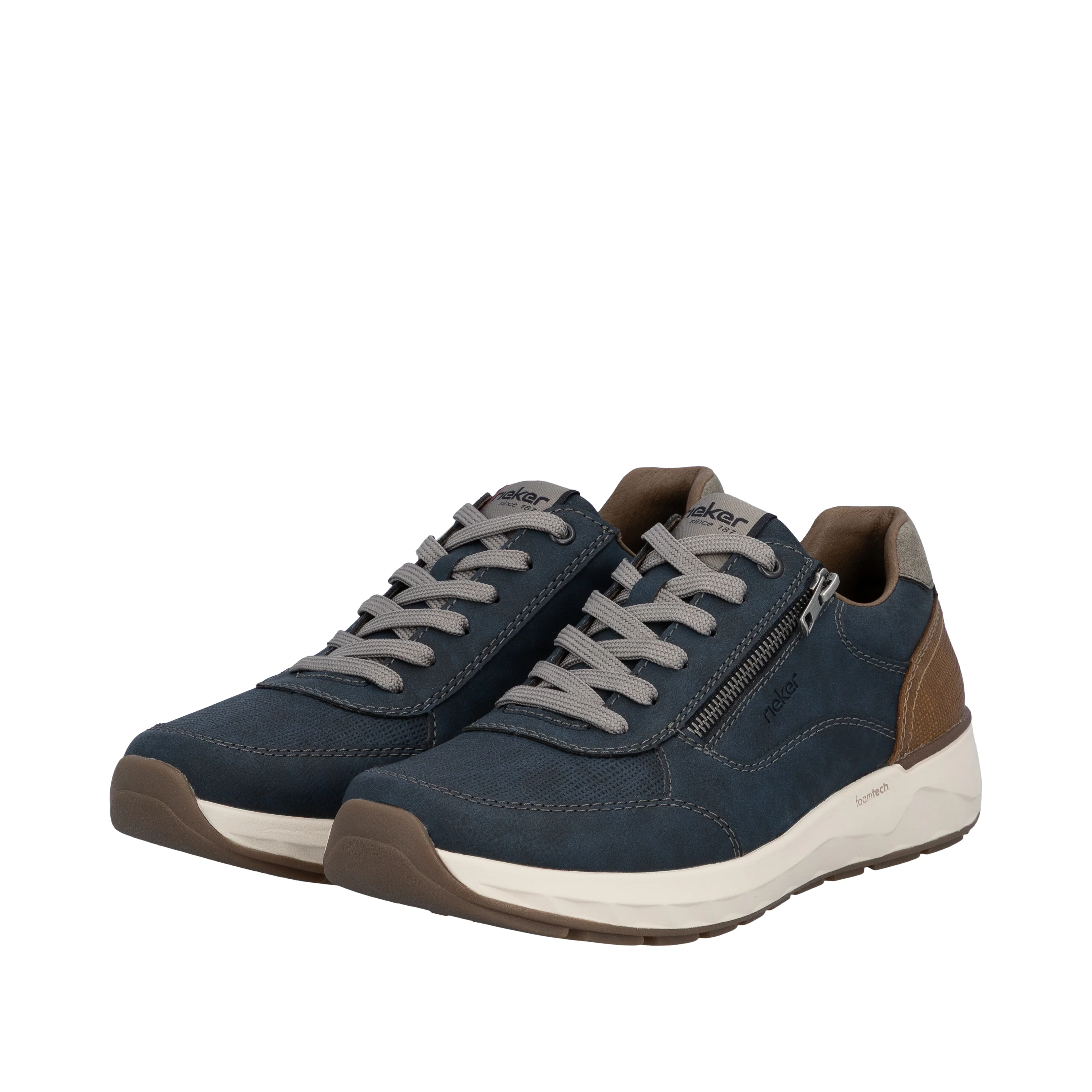 Rieker Men's Trainer - Blue | 11504-14 - Image 15