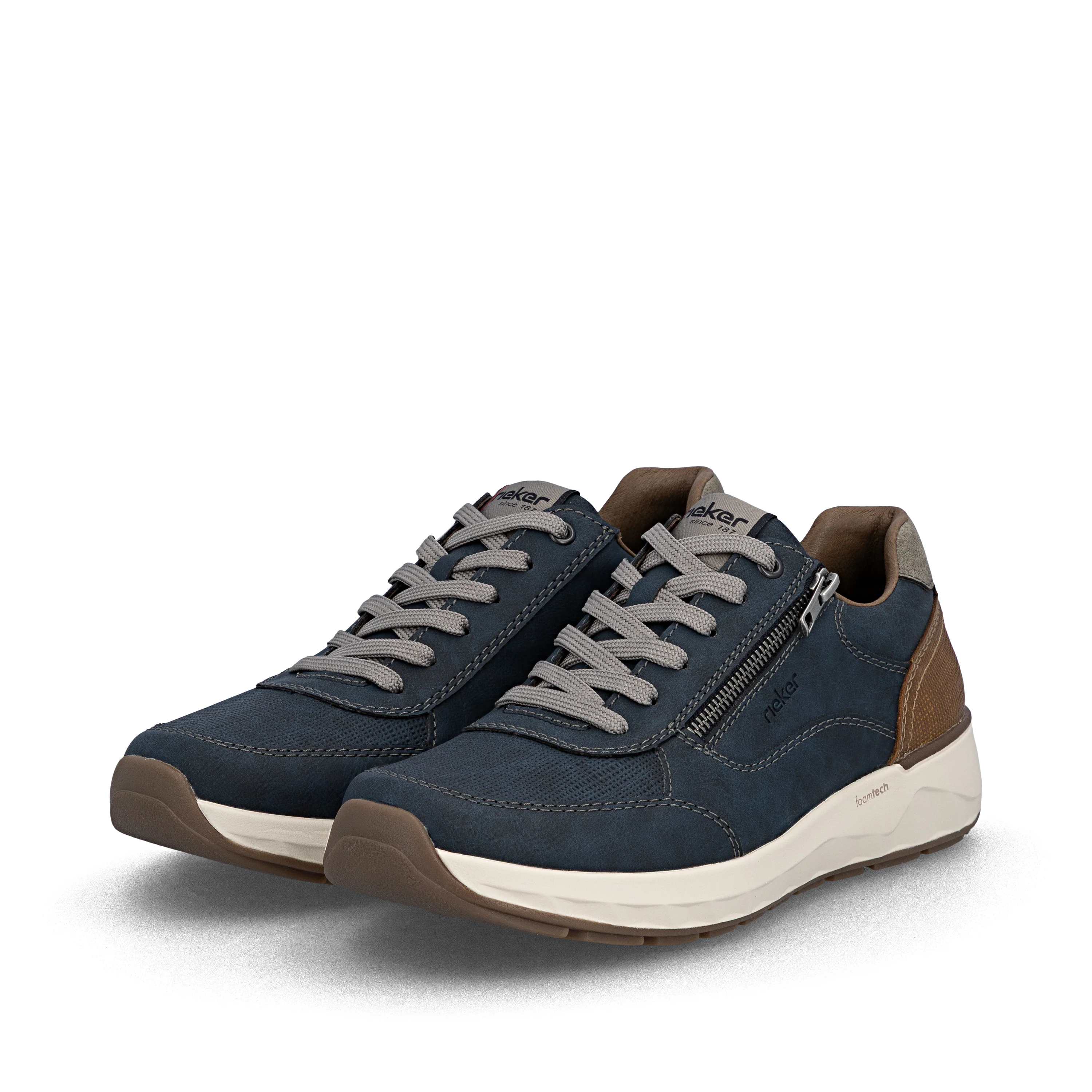 Rieker Men's Trainer - Blue | 11504-14 - Image 16