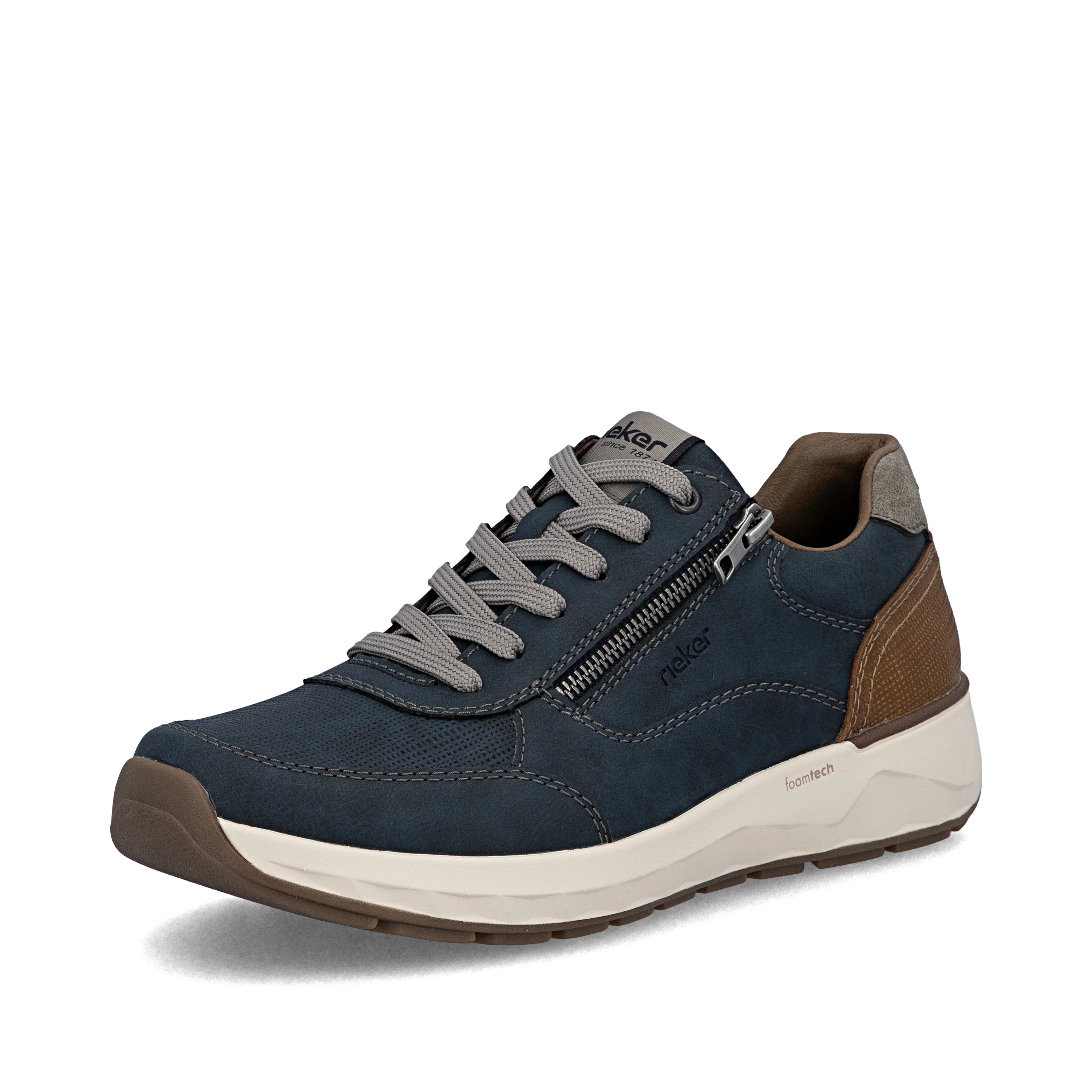 Rieker Men's Trainer - Blue | 11504-14 - Image 2