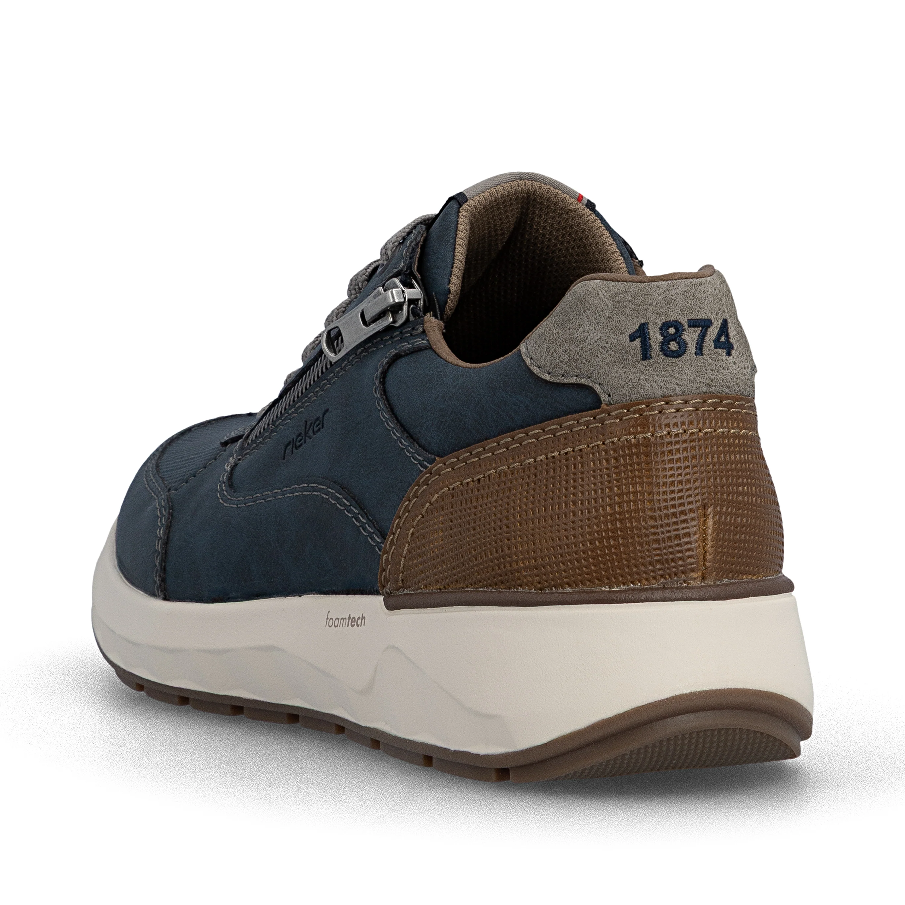 Rieker Men's Trainer - Blue | 11504-14 - Image 6