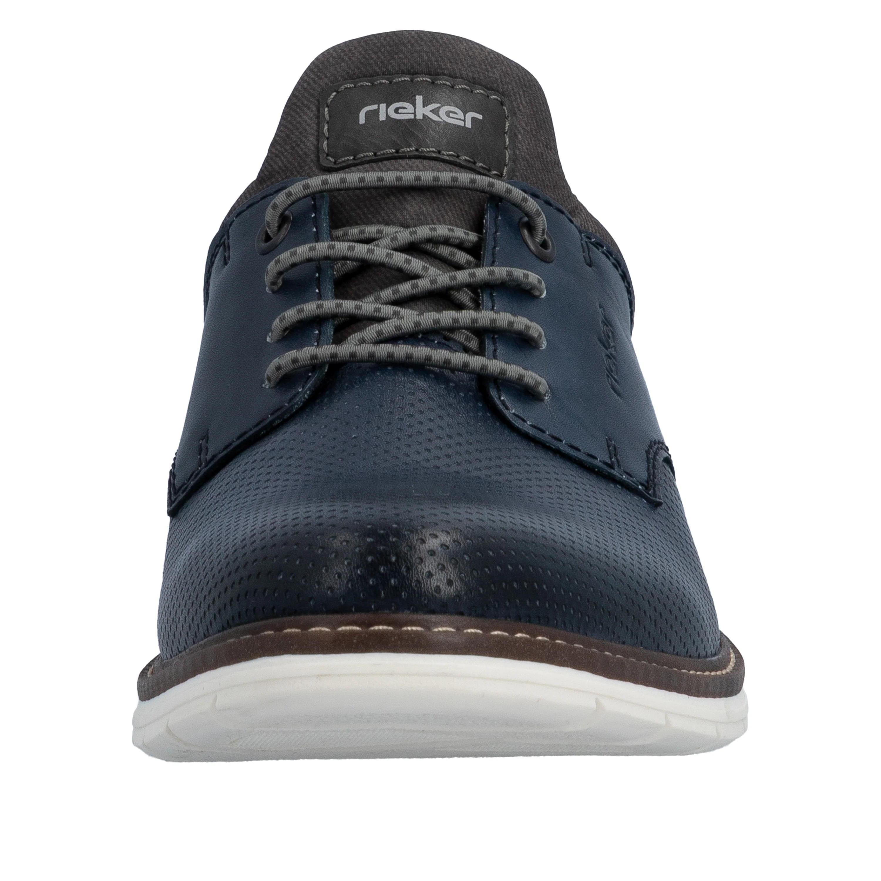Rieker Men's Casual Lace-up Shoe - Blue | 14450-16 - Image 11