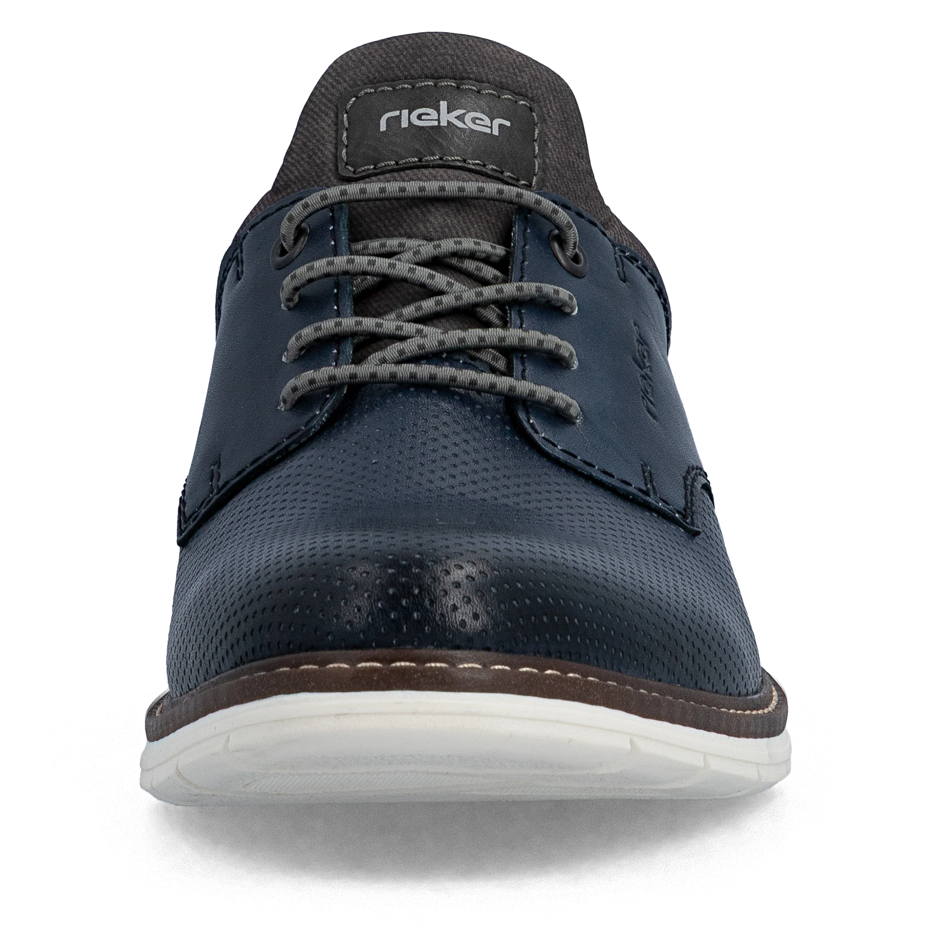 Rieker Men's Casual Lace-up Shoe - Blue | 14450-16 - Image 12