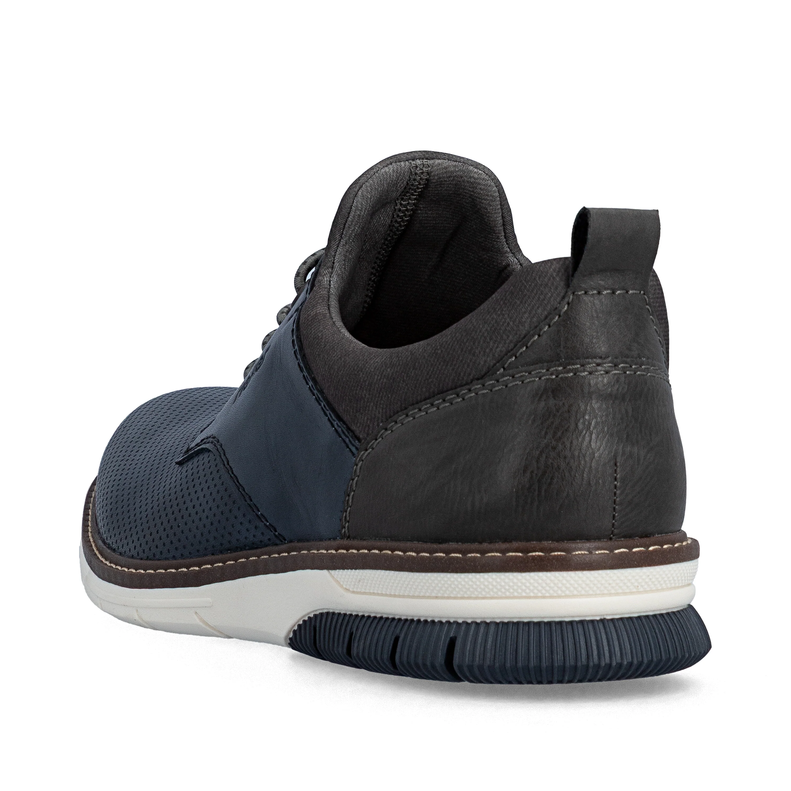 Rieker Men's Casual Lace-up Shoe - Blue | 14450-16 - Image 6