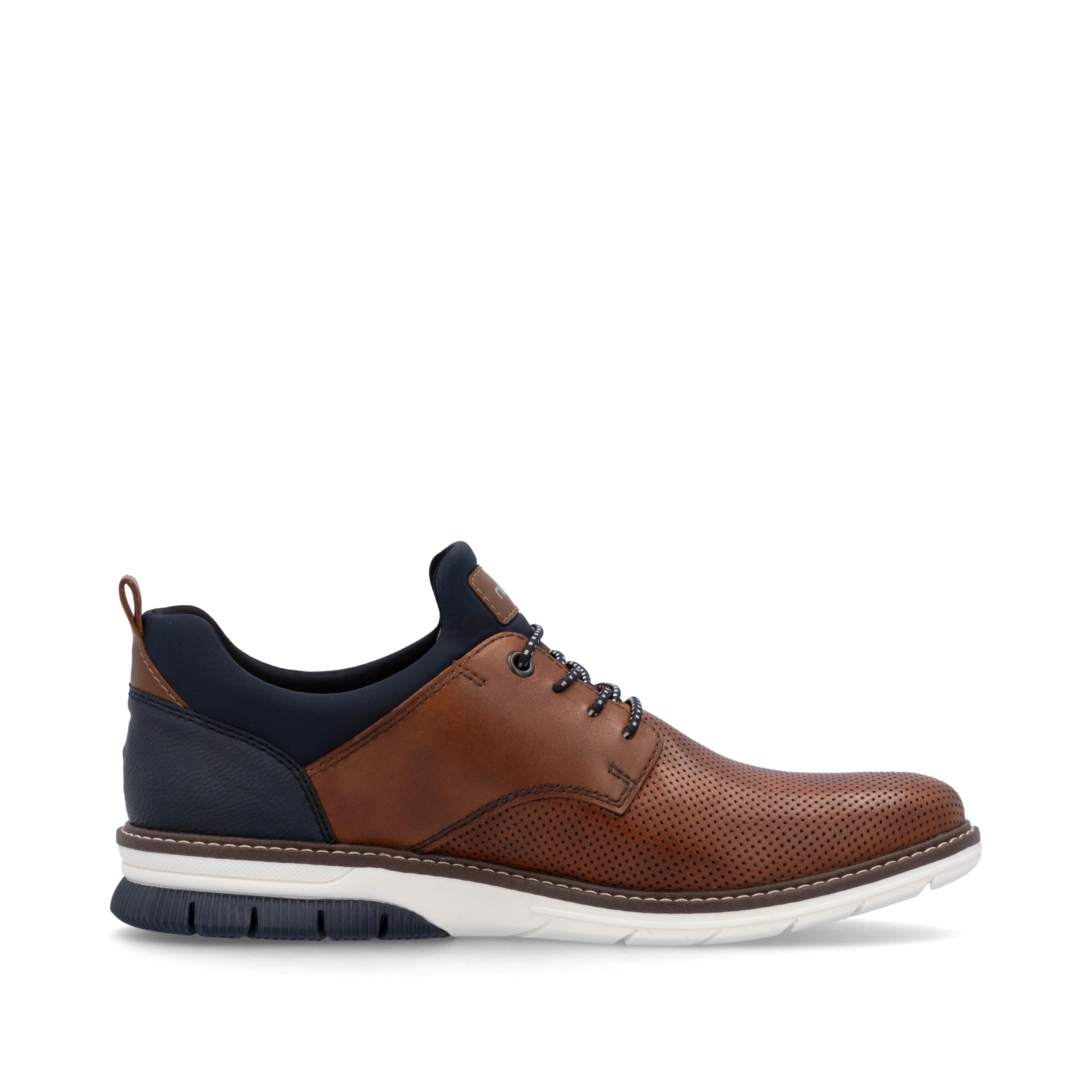 Rieker Men's Casual Lace-up Shoe - Brown | 14450-22 - Image 8