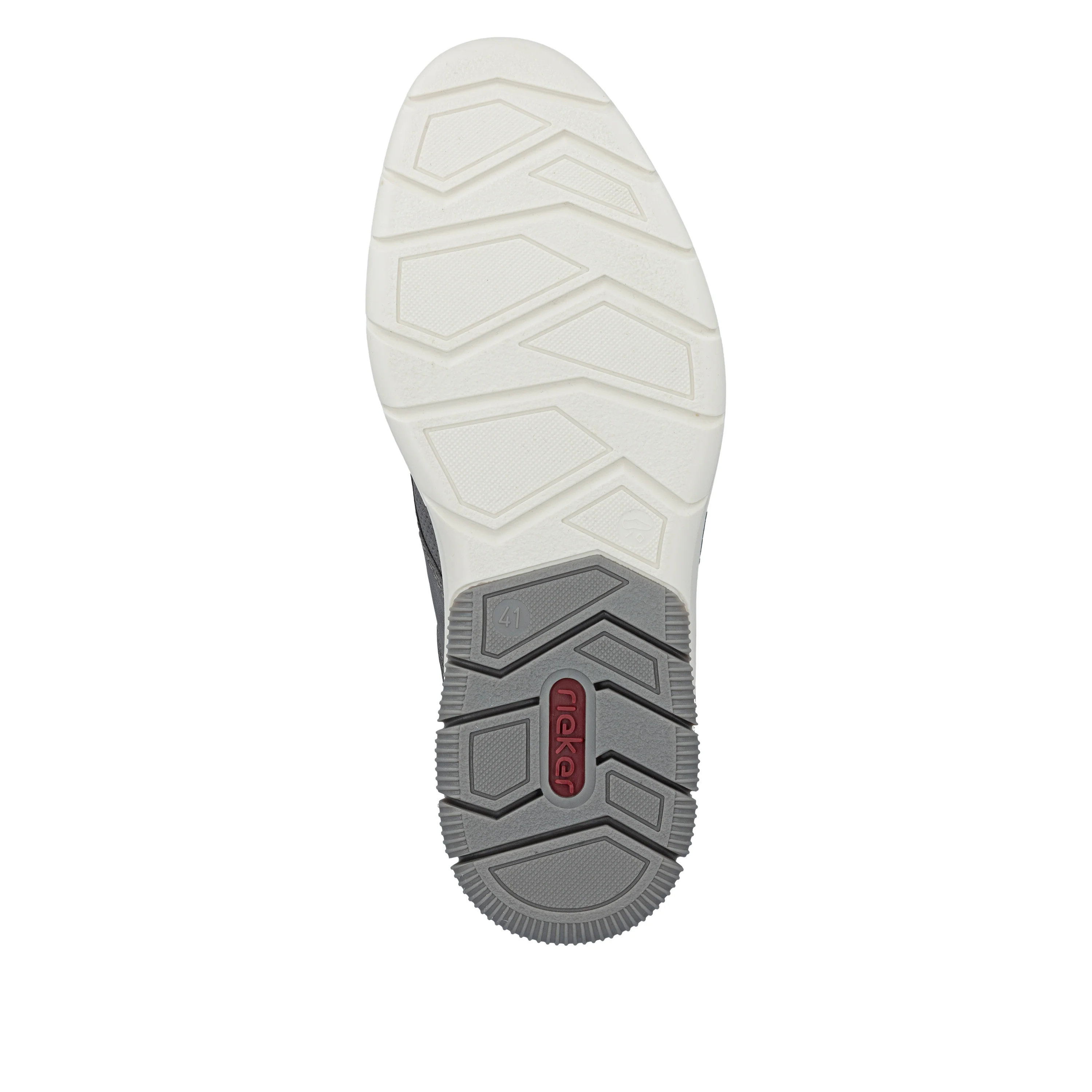 Rieker Men's Casual Lace-up Shoe - Grey | 14450-42 - Image 13