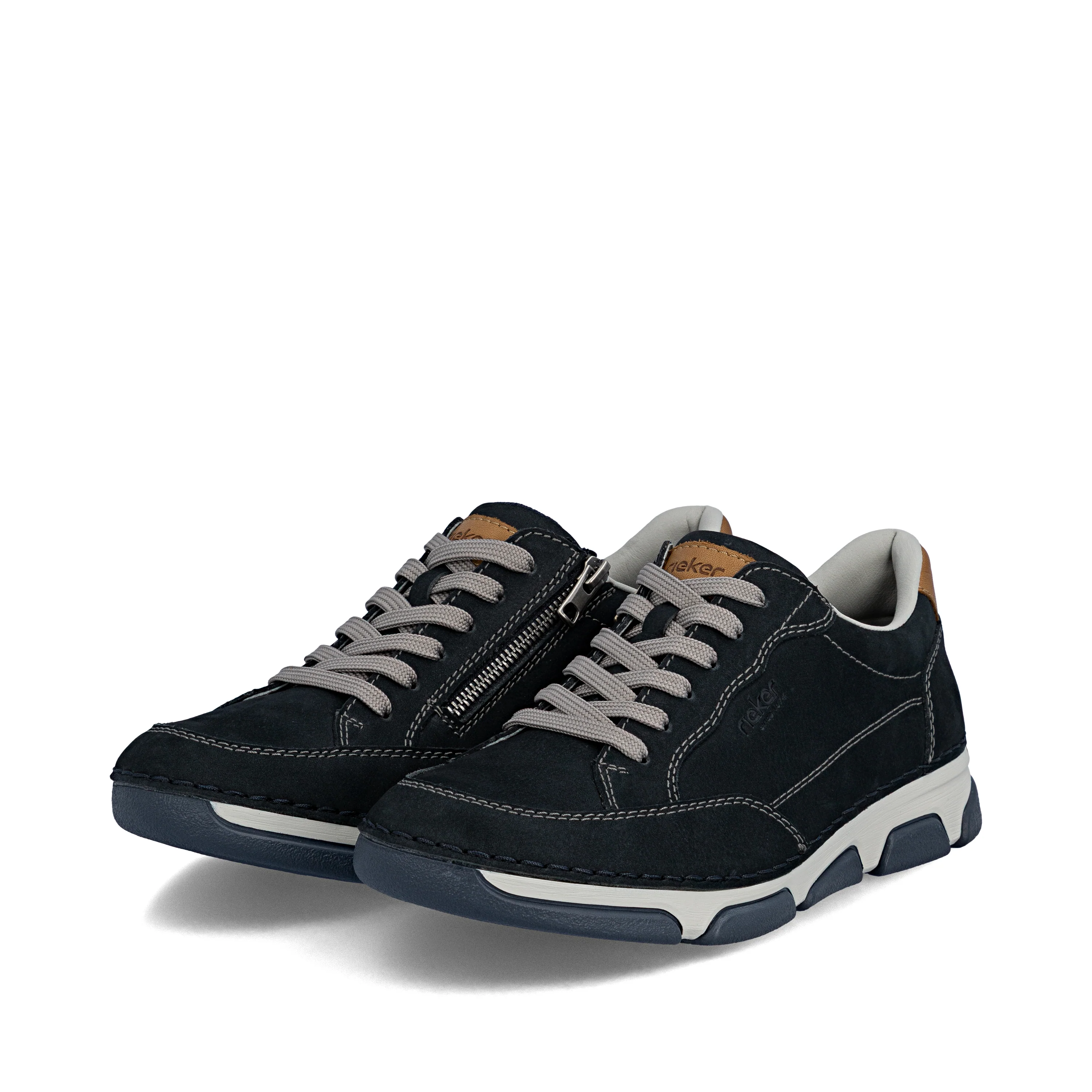 Rieker Men's Casual Lace-up Shoe - Blue | 15900-14 - Image 16
