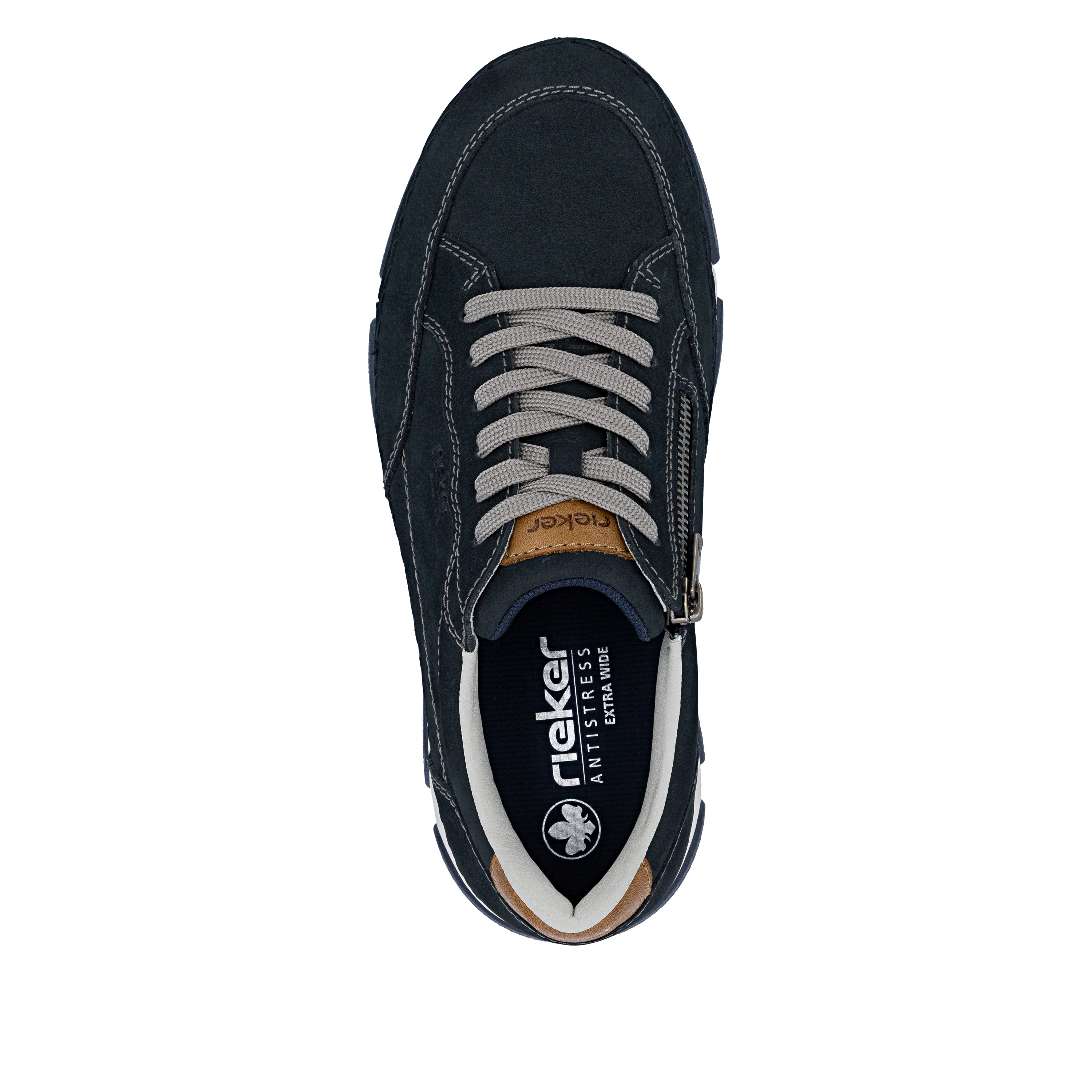 Rieker Men's Casual Lace-up Shoe - Blue | 15900-14 - Image 8