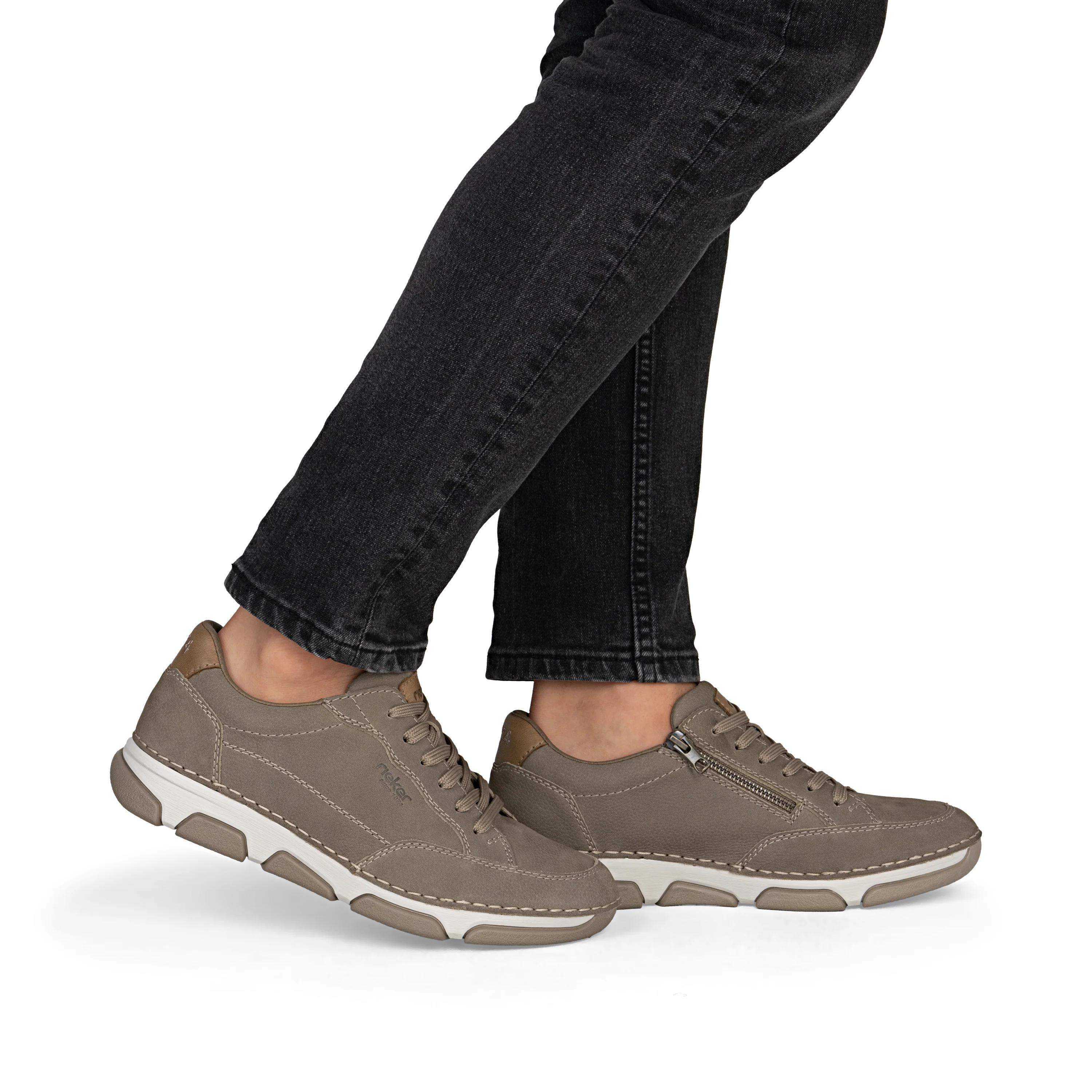 Rieker Men's Casual Lace-up Shoe - Brown | 15900-25 - Image 20
