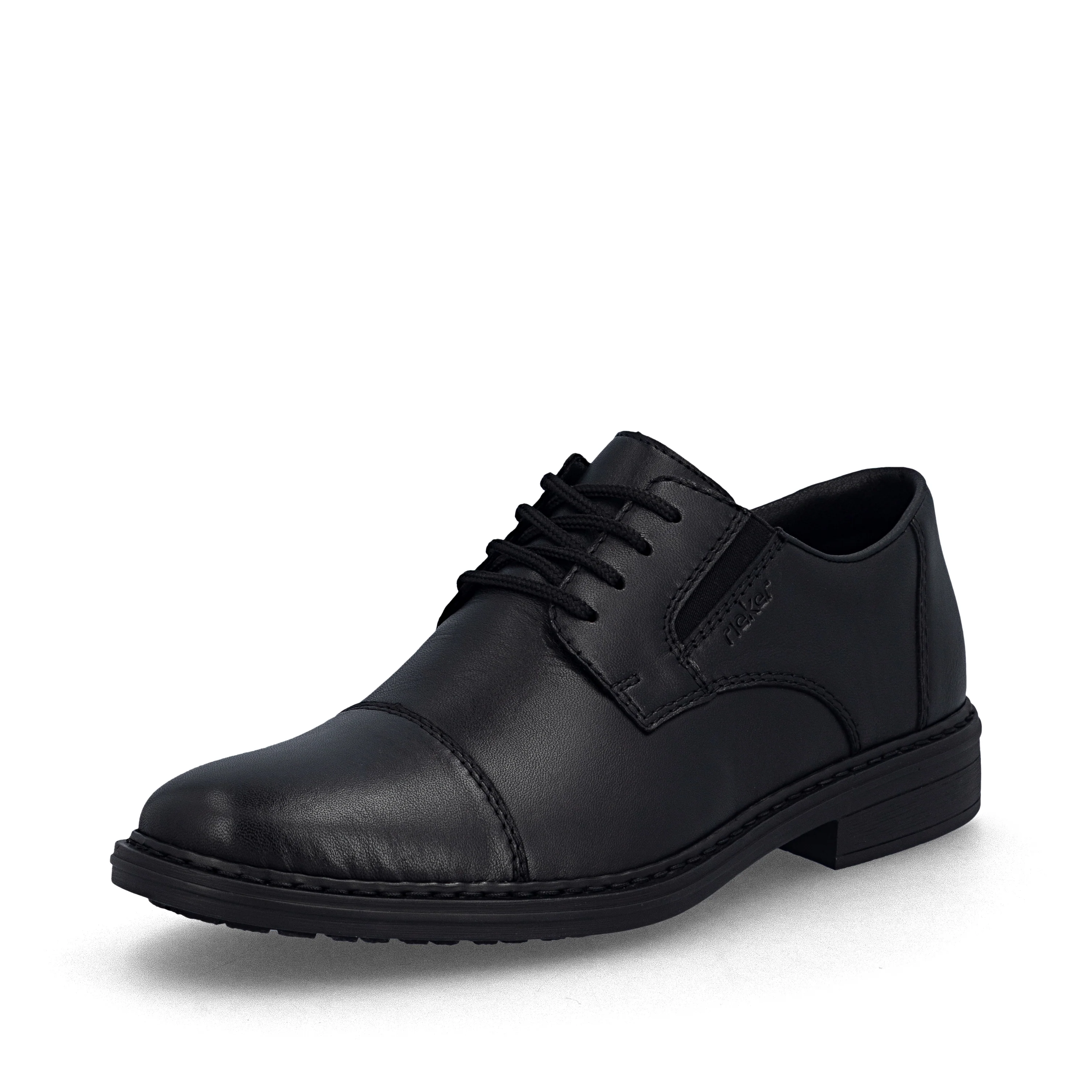 Rieker Men's Lace-up Shoe - Black | 17625-00 - Image 2