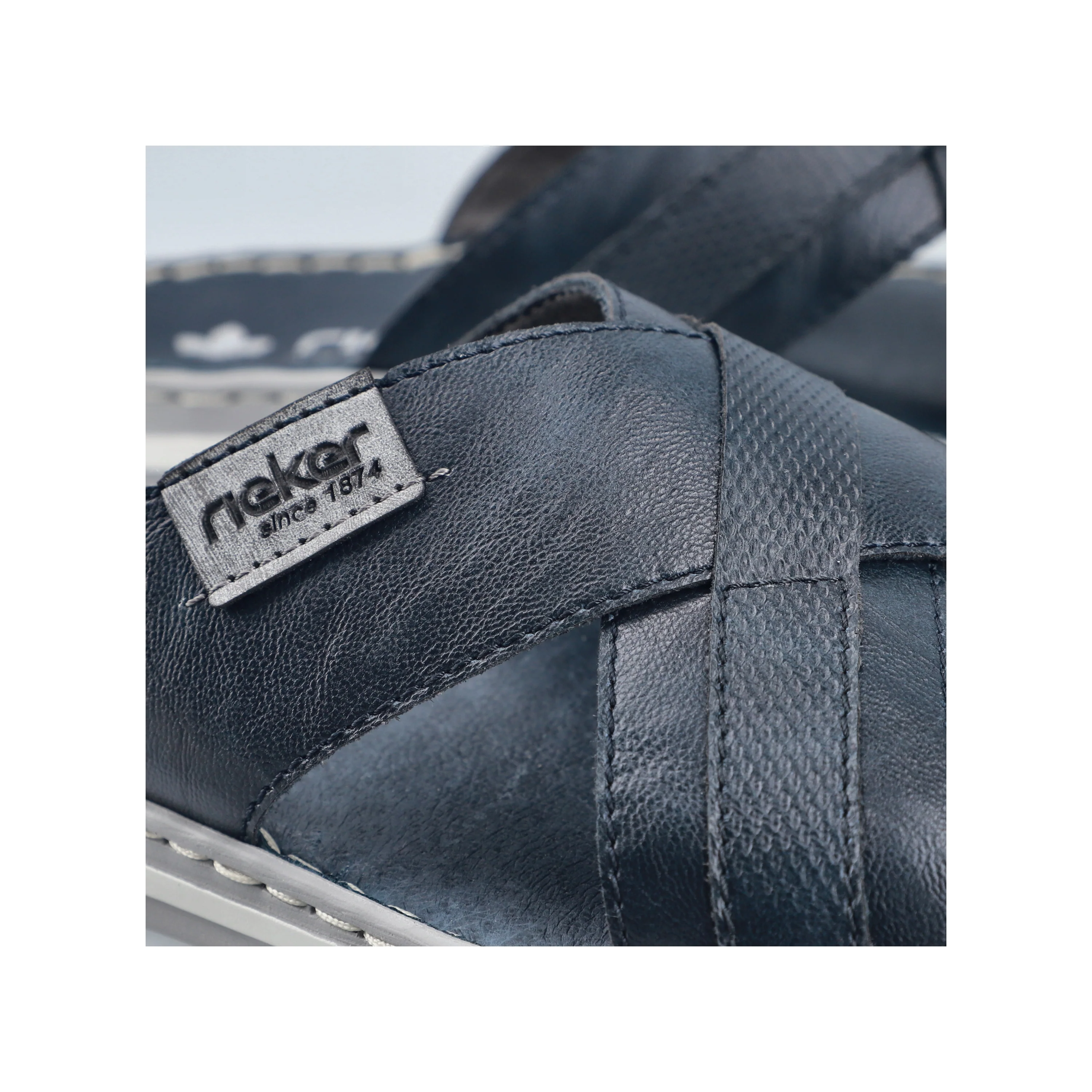 Rieker Men's Mule Sandal - Blue | 21082-14 - Image 20