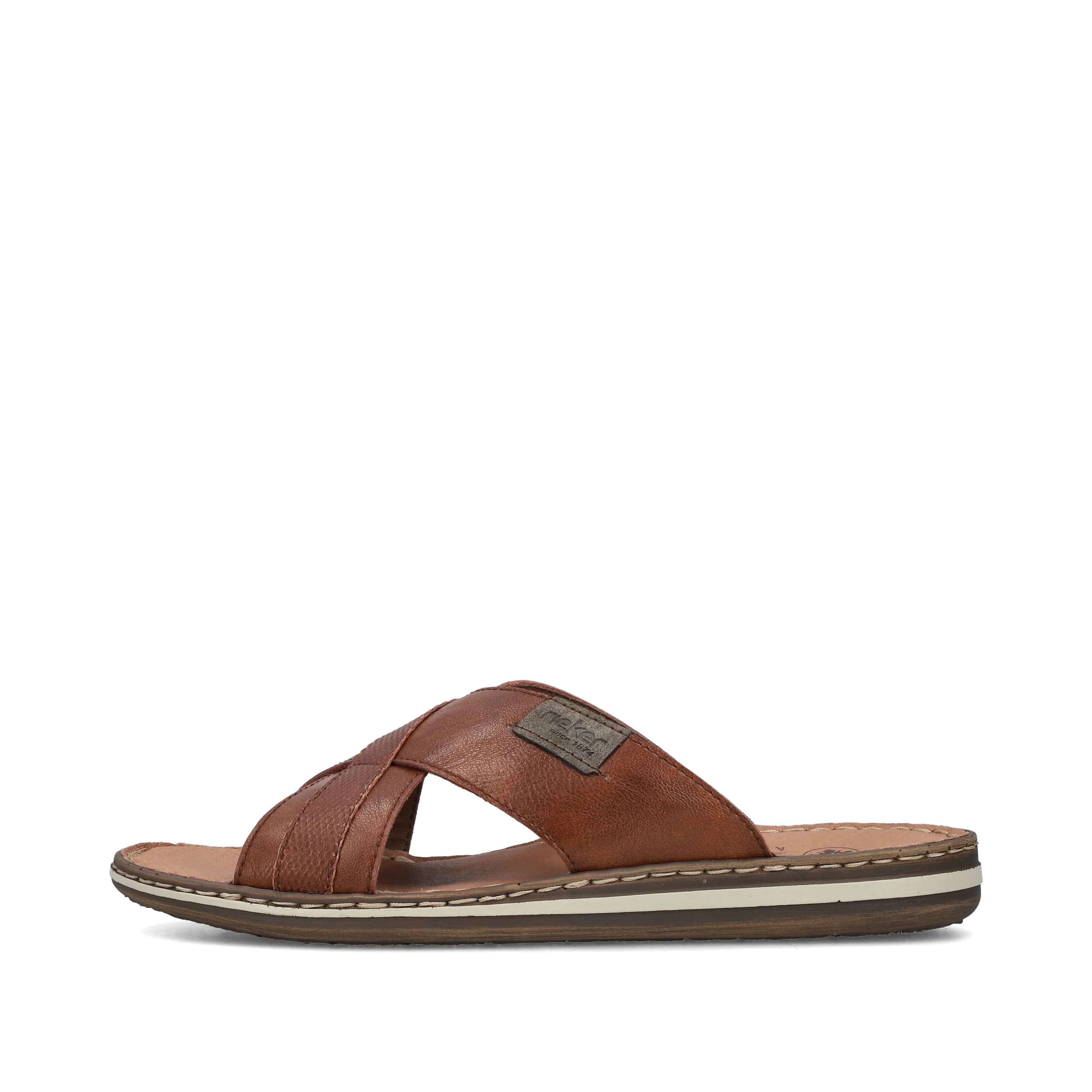 Rieker Men's Mule Sandal - Brown | 21082-24 - Image 5