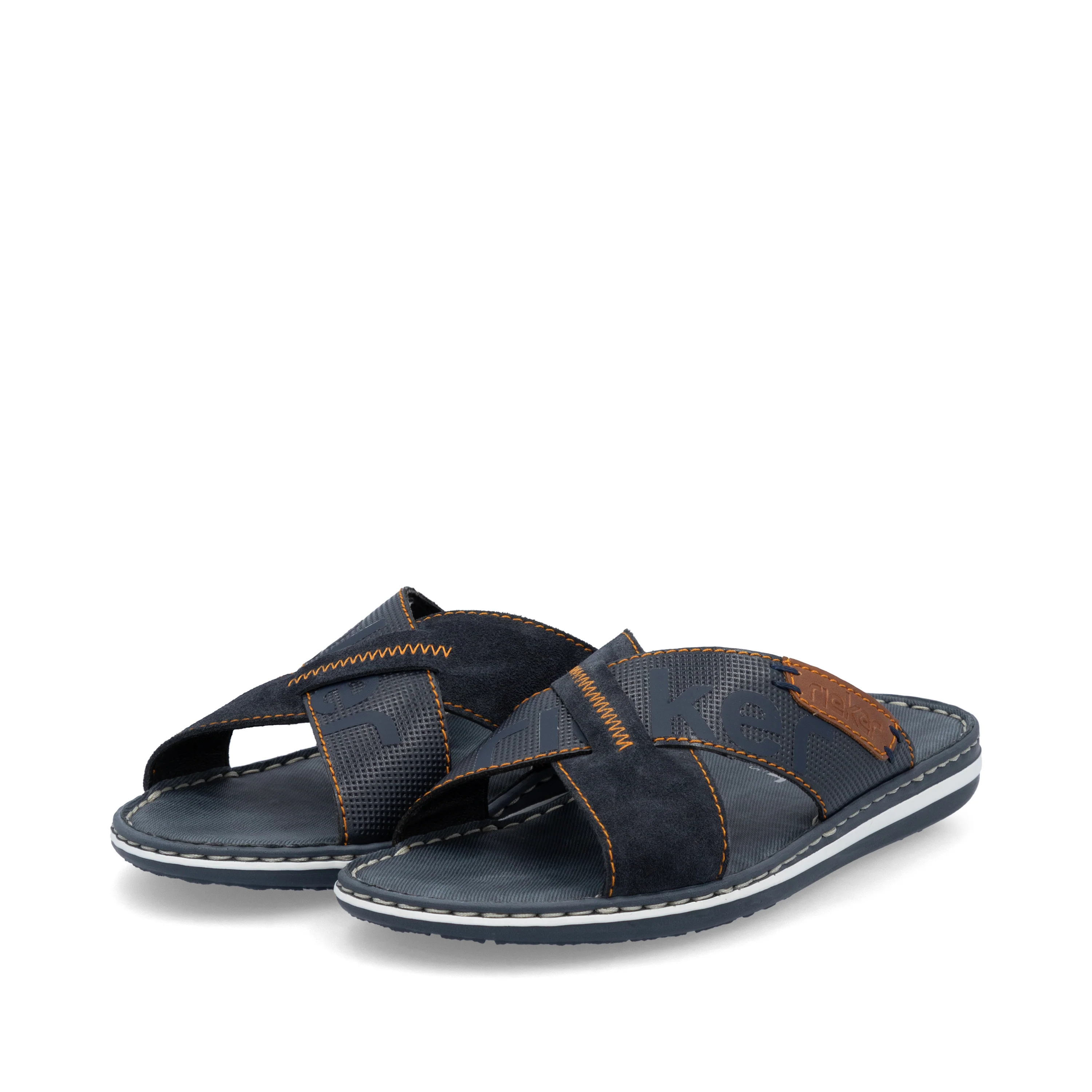 Rieker Men's Mule Sandal - Blue | 21098-14 - Image 18