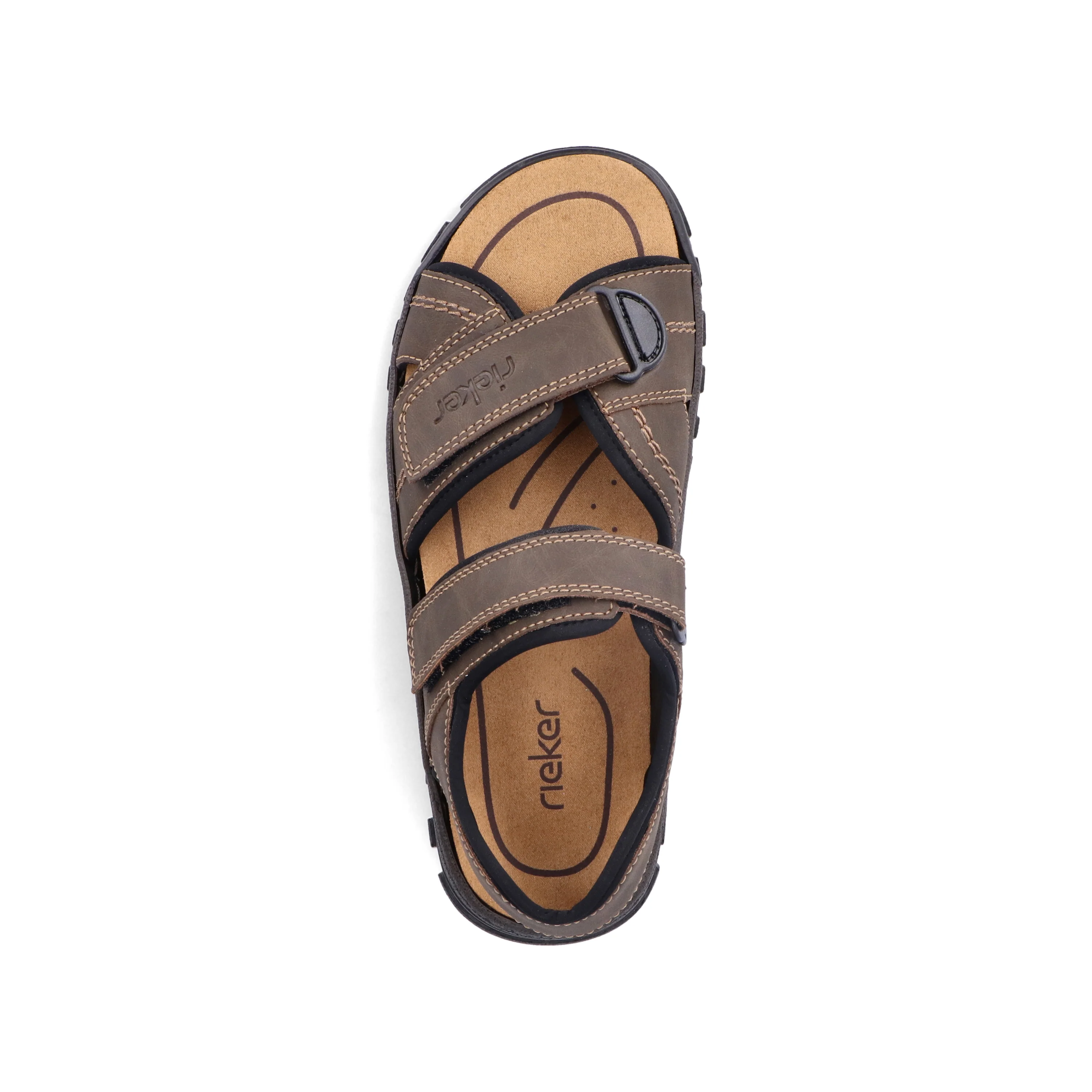Rieker Men's Walking Sandal - Brown | 25051-27 - Image 4