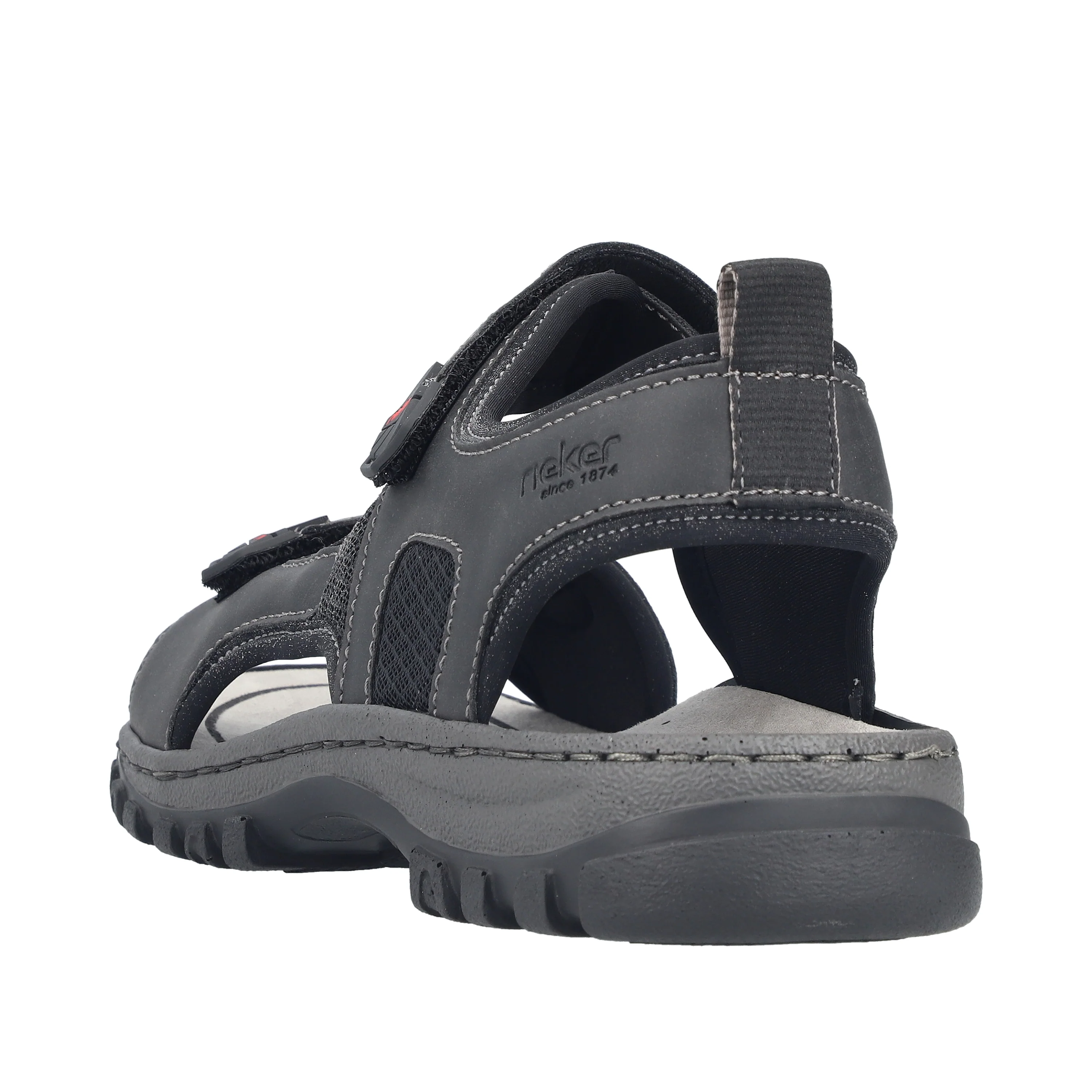 Rieker Men's Walking Sandal - Black | 25055-00 - Image 5