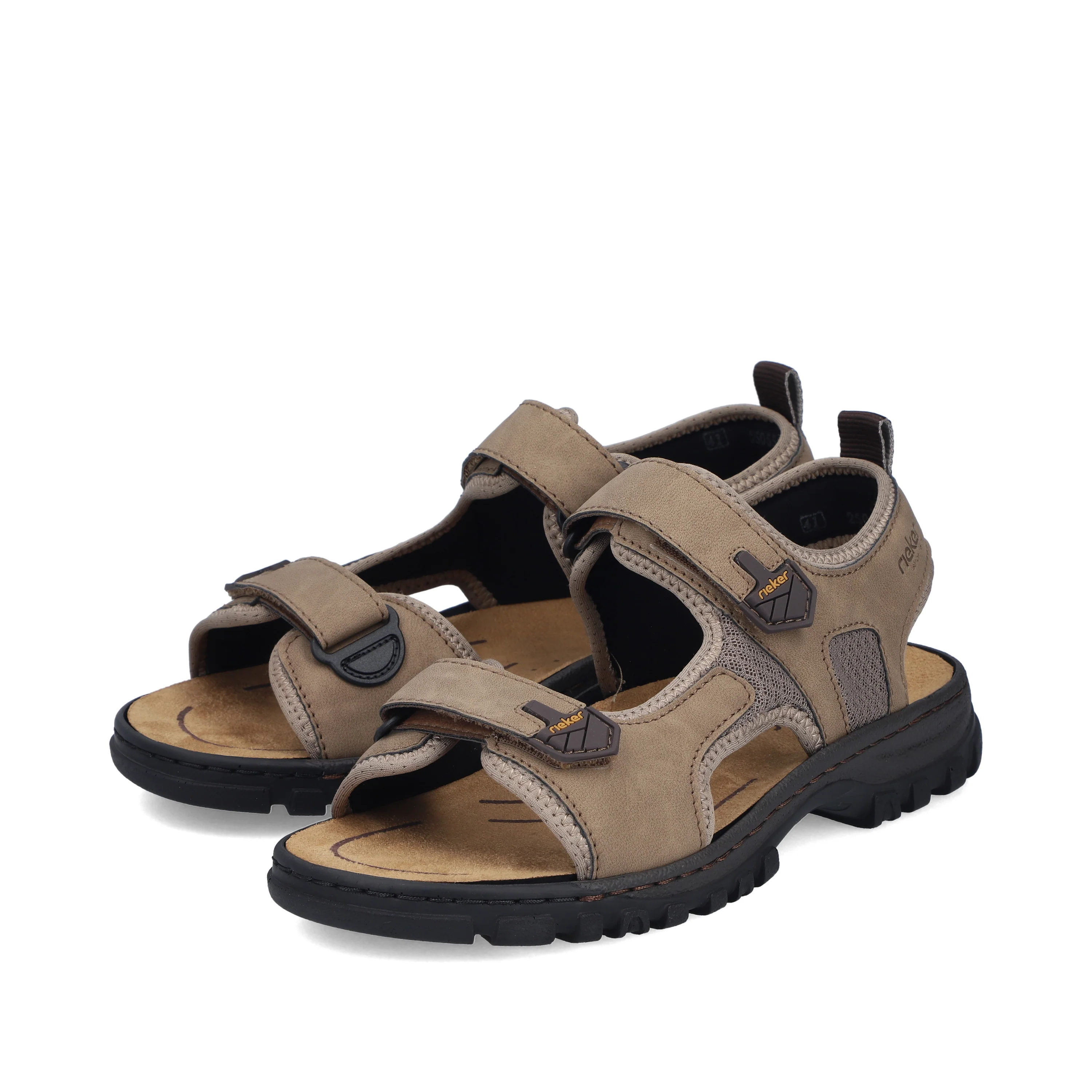 Rieker Men's Walking Sandal - Beige | 25055-64 - Image 16