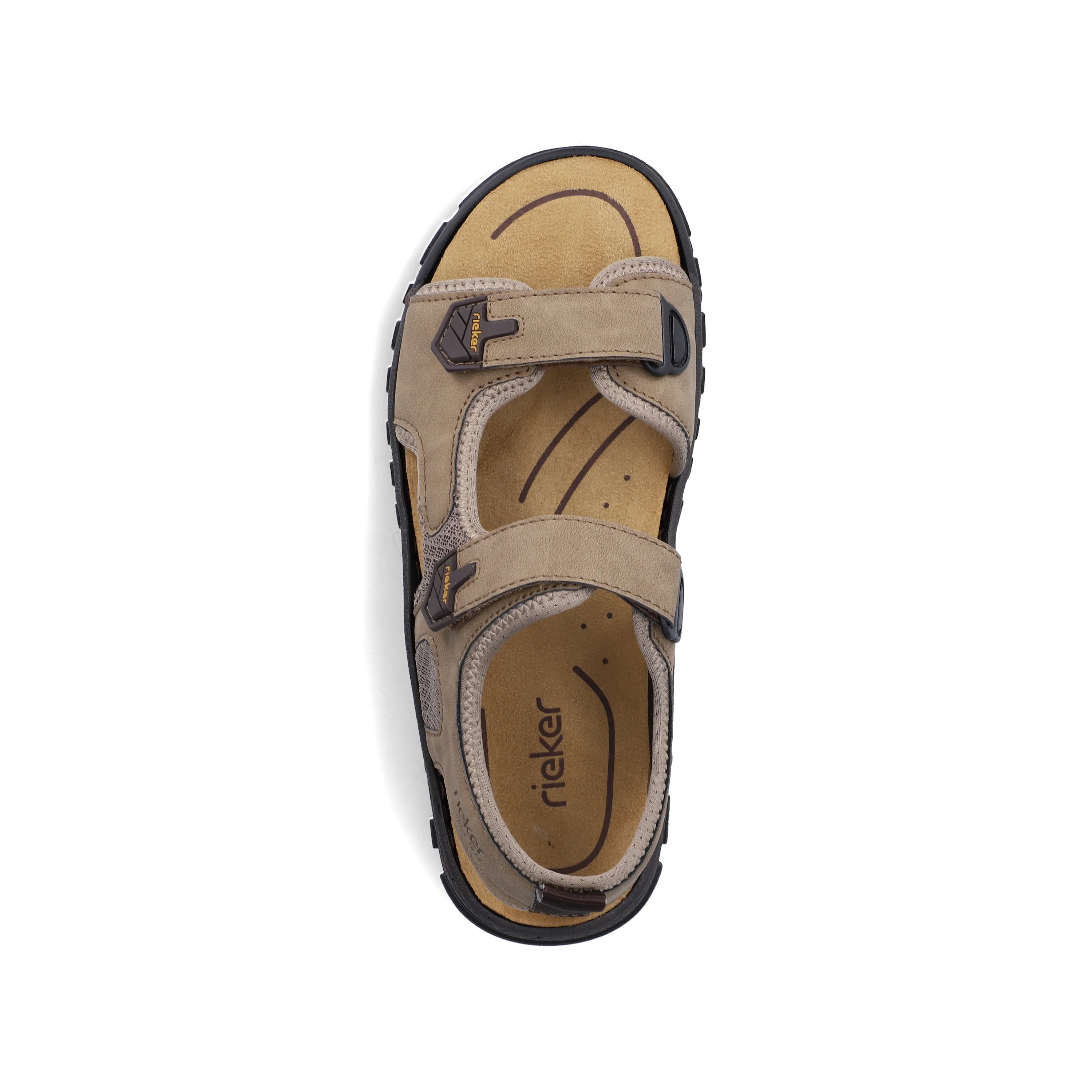 Rieker Men's Walking Sandal - Beige | 25055-64 - Image 8