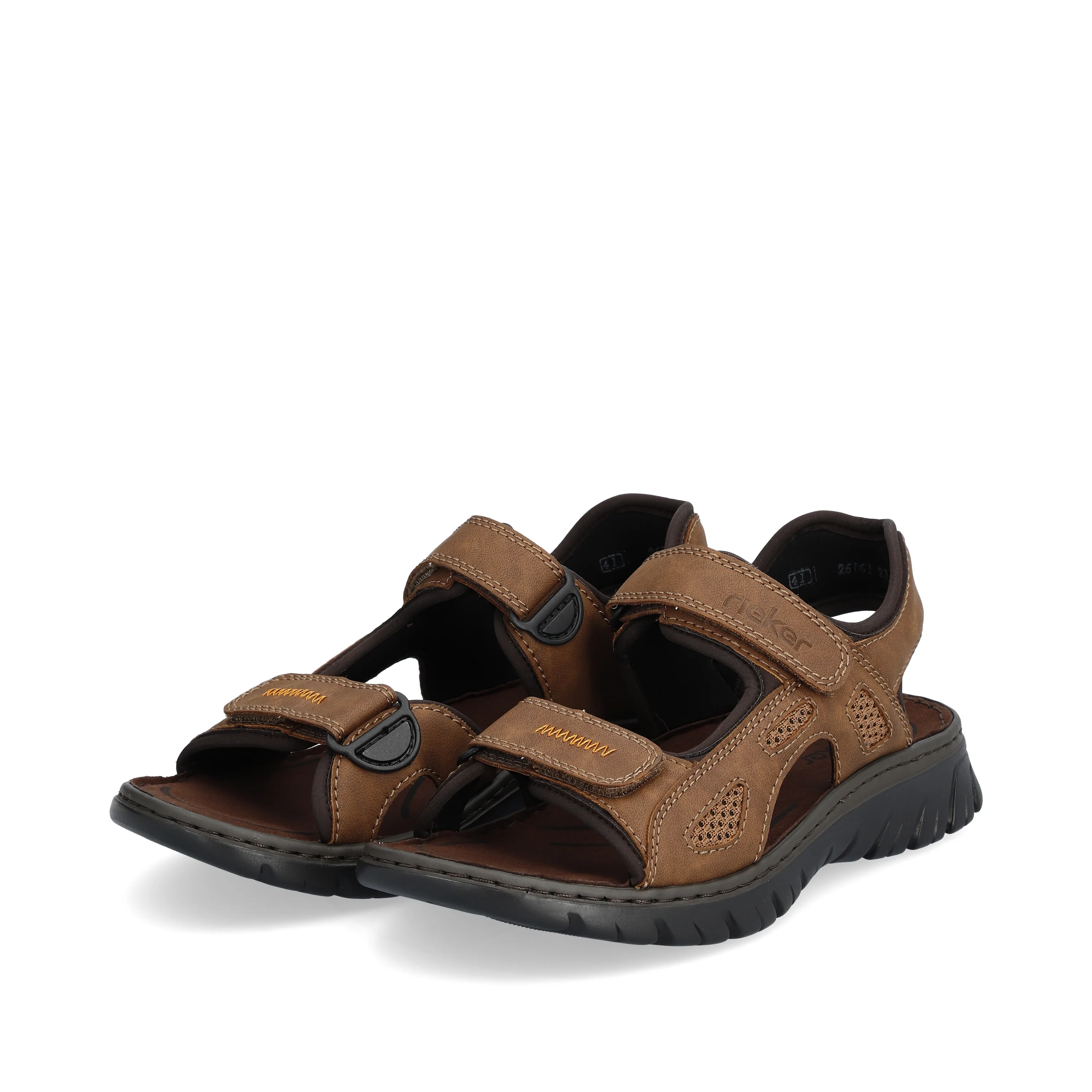 Rieker Men's Walking Sandal - Brown | 26761-27 - Image 18