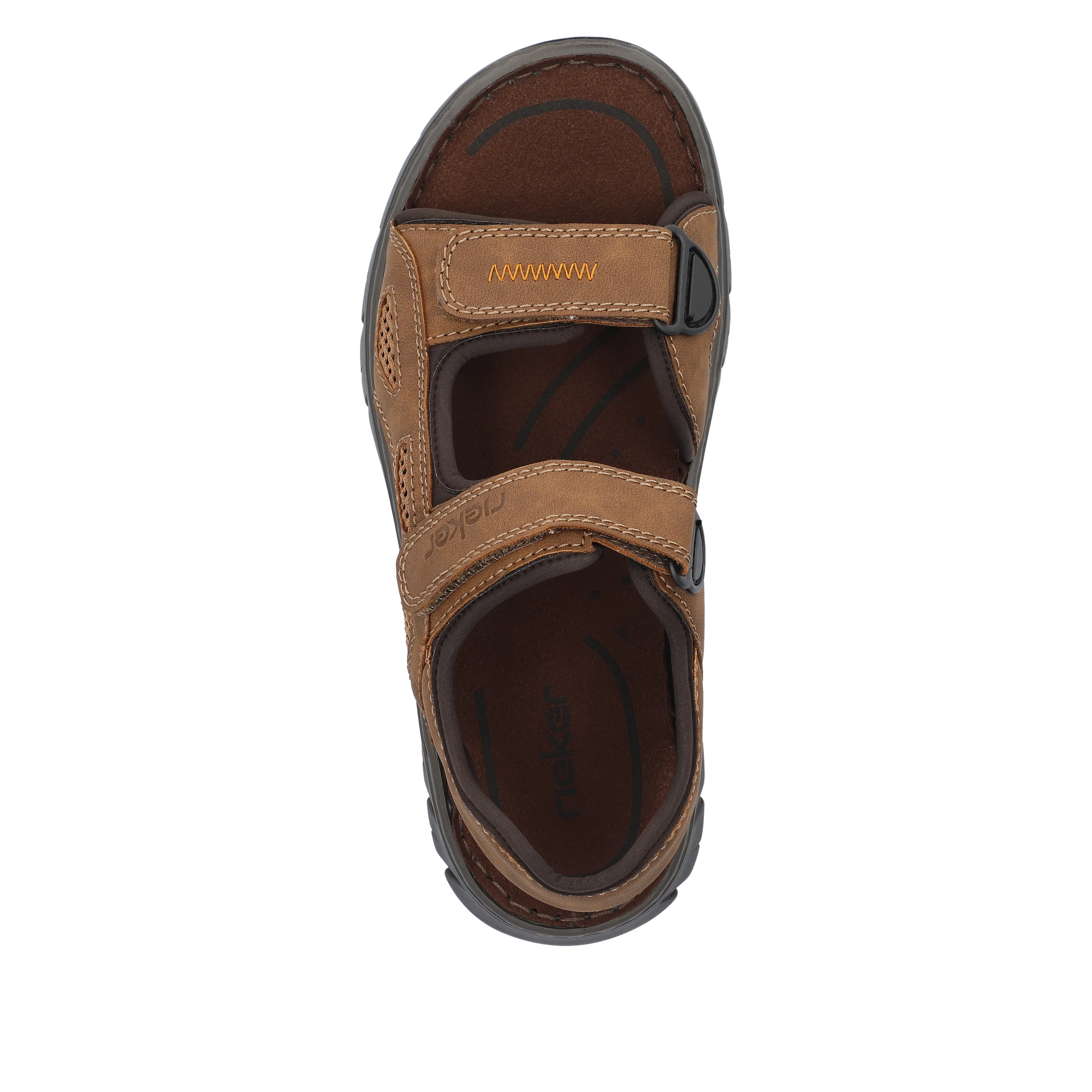 Rieker Men's Walking Sandal - Brown | 26761-27 - Image 5