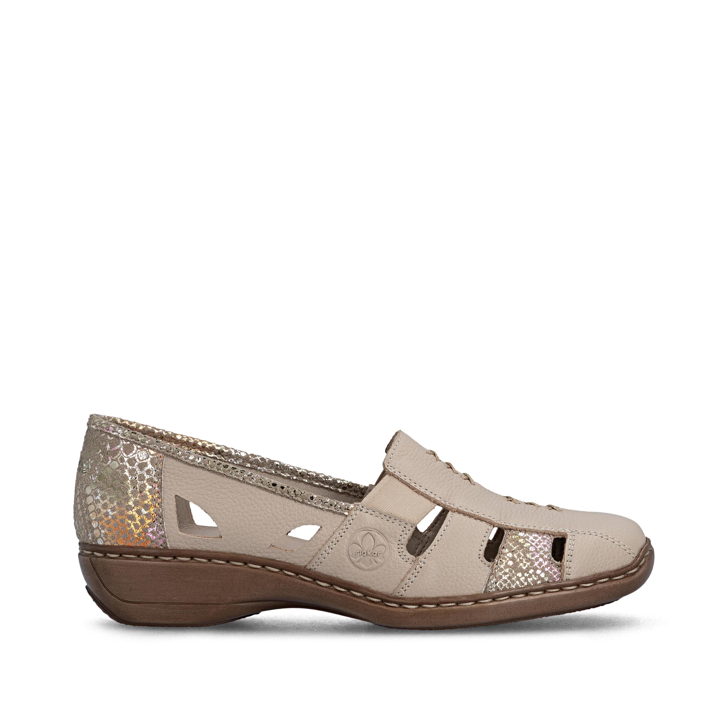 Rieker Women's Casual Slip-on Shoe - Beige | 41385-63 - Image 22