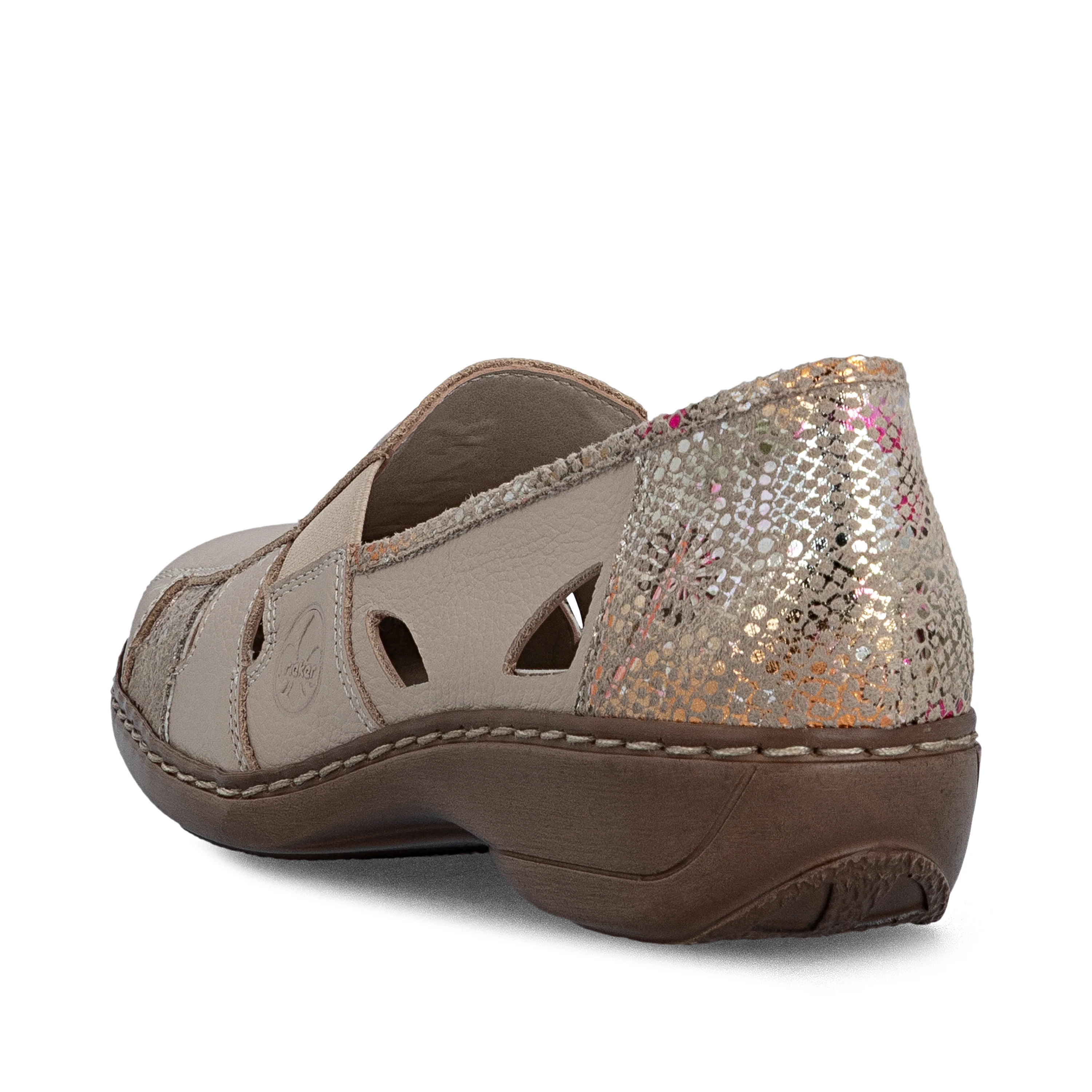 Rieker Women's Casual Slip-on Shoe - Beige | 41385-63 - Image 6