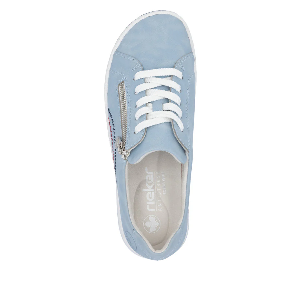 Rieker Women's Casual Lace-up Shoe - Blue | 42424-10 - Image 4
