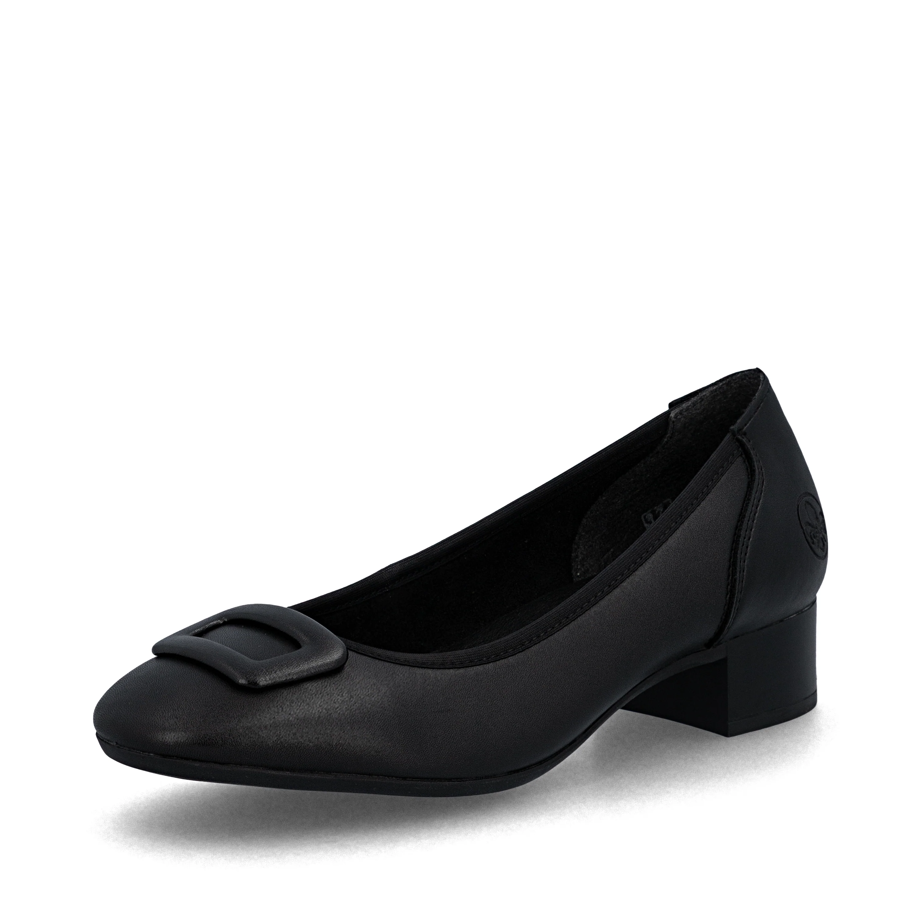 Rieker Women's Court Shoe - Black | 43453-00 - Image 2