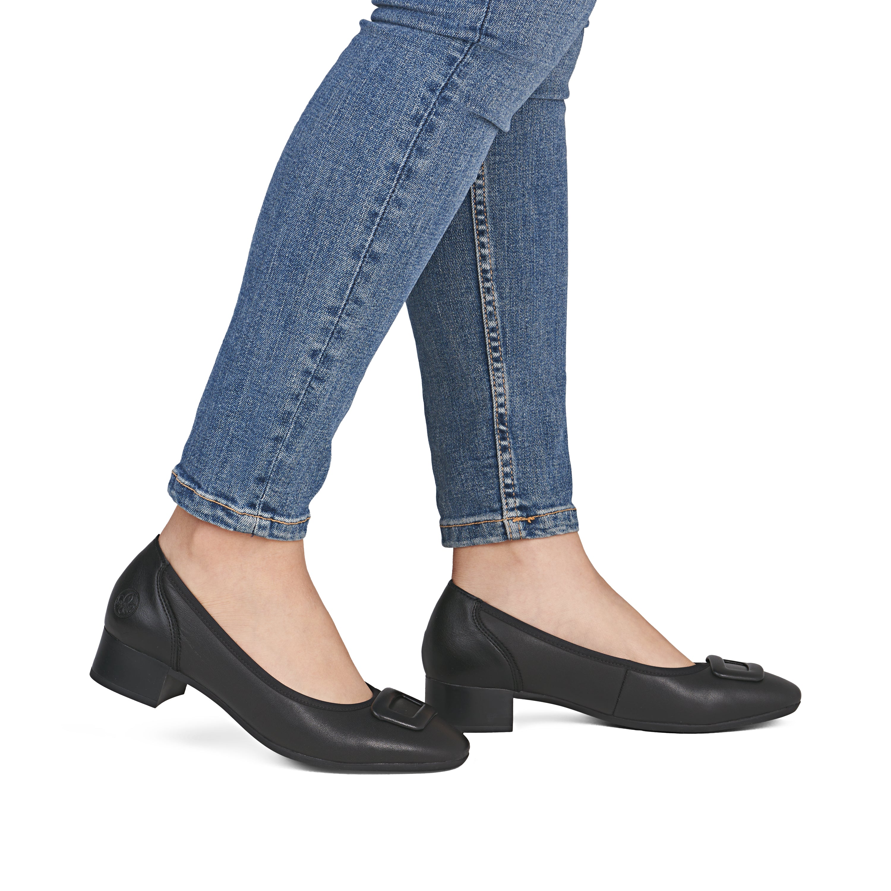 Rieker Women's Court Shoe - Black | 43453-00 - Image 20