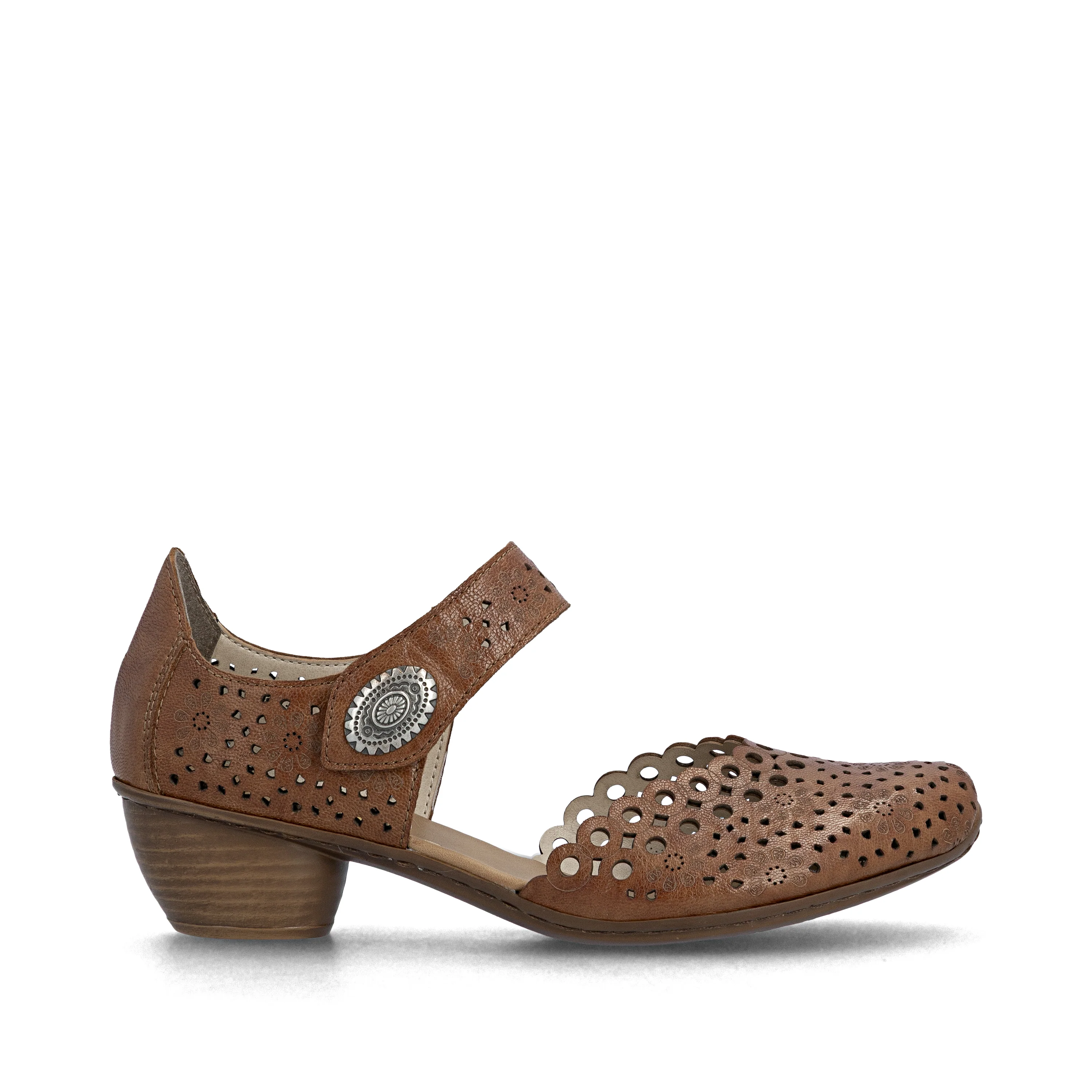 Rieker Women's Mary Jane Shoe - Brown | 43753-22 - Image 22