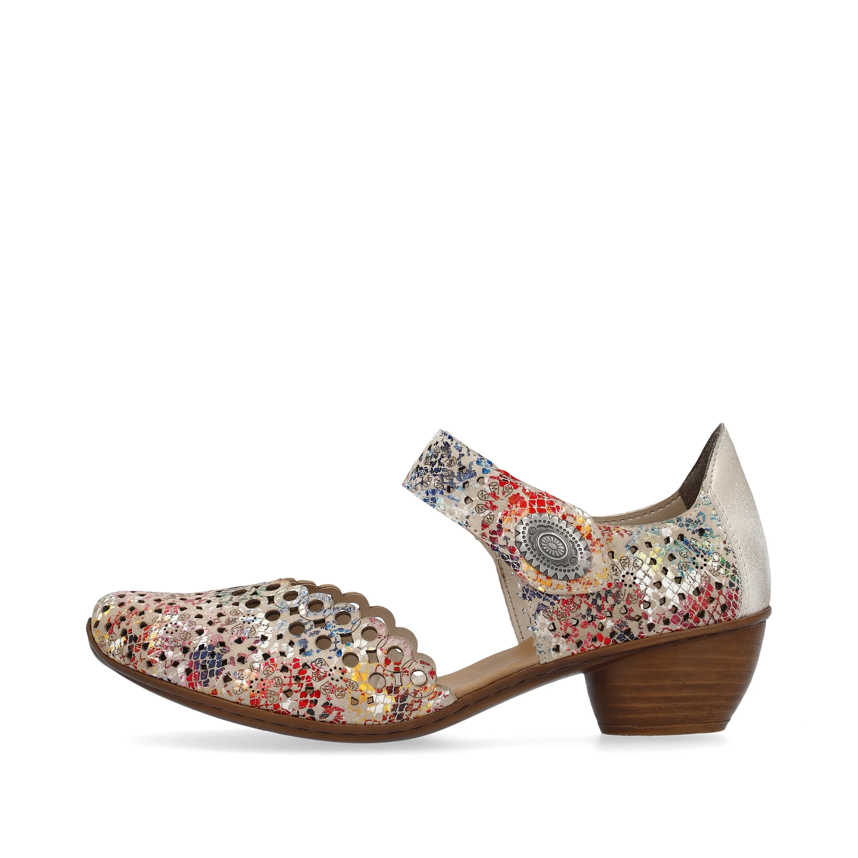 Rieker Women's Mary Jane Shoe - Multi | 43753-91 - Image 12