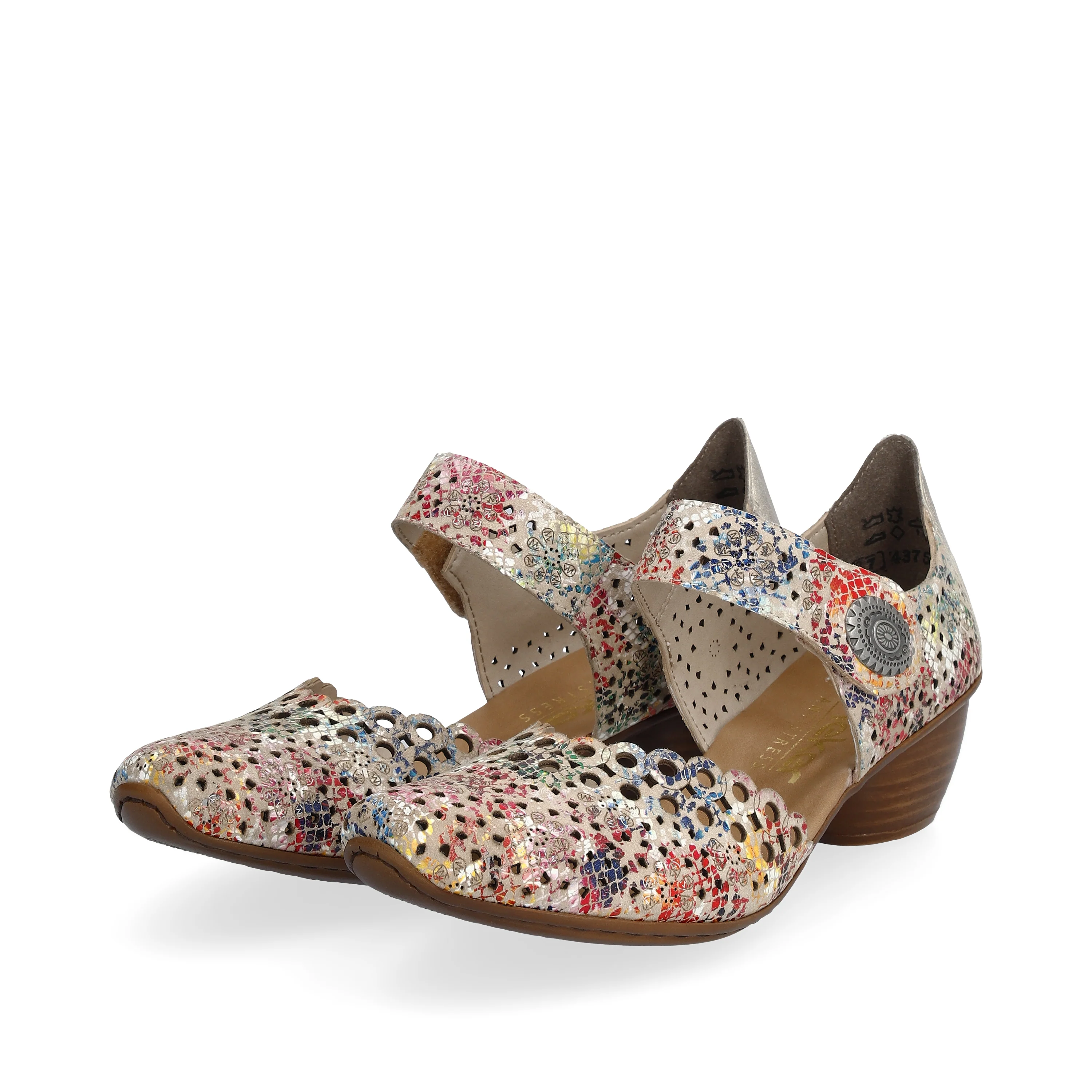 Rieker Women's Mary Jane Shoe - Multi | 43753-91 - Image 18