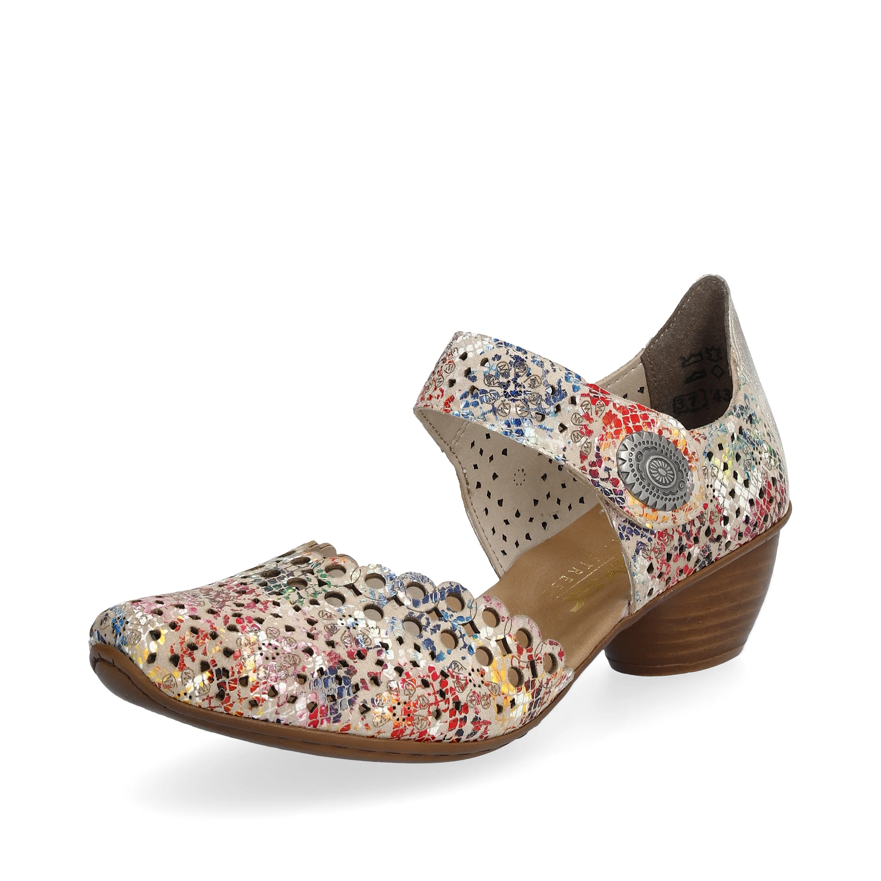 Rieker Women's Mary Jane Shoe - Multi | 43753-91 - Image 2